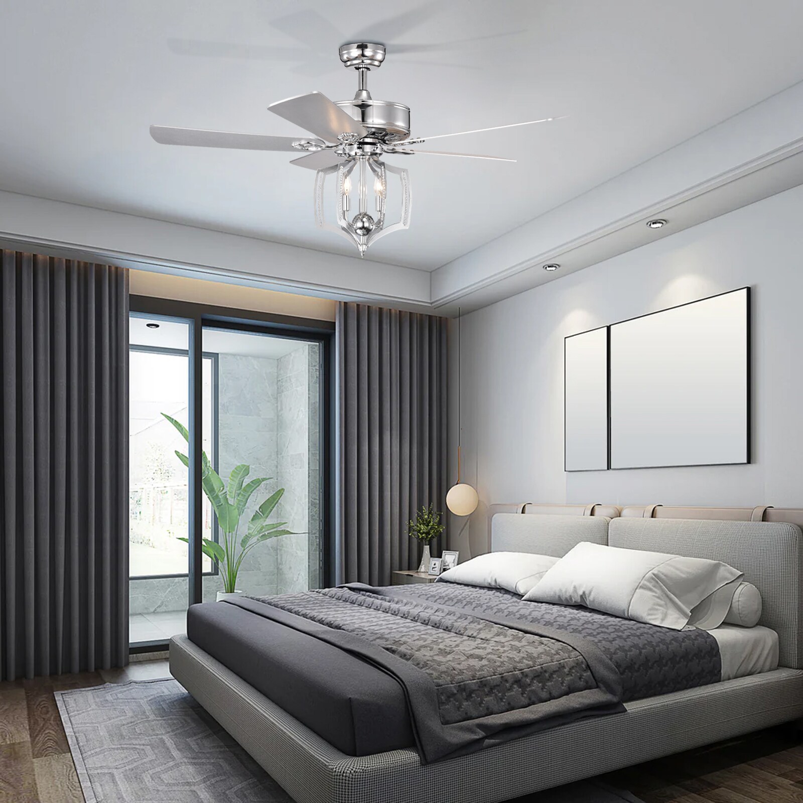 Flynama HEM-L-6041REMO/CH Ceiling-Fans - View #2