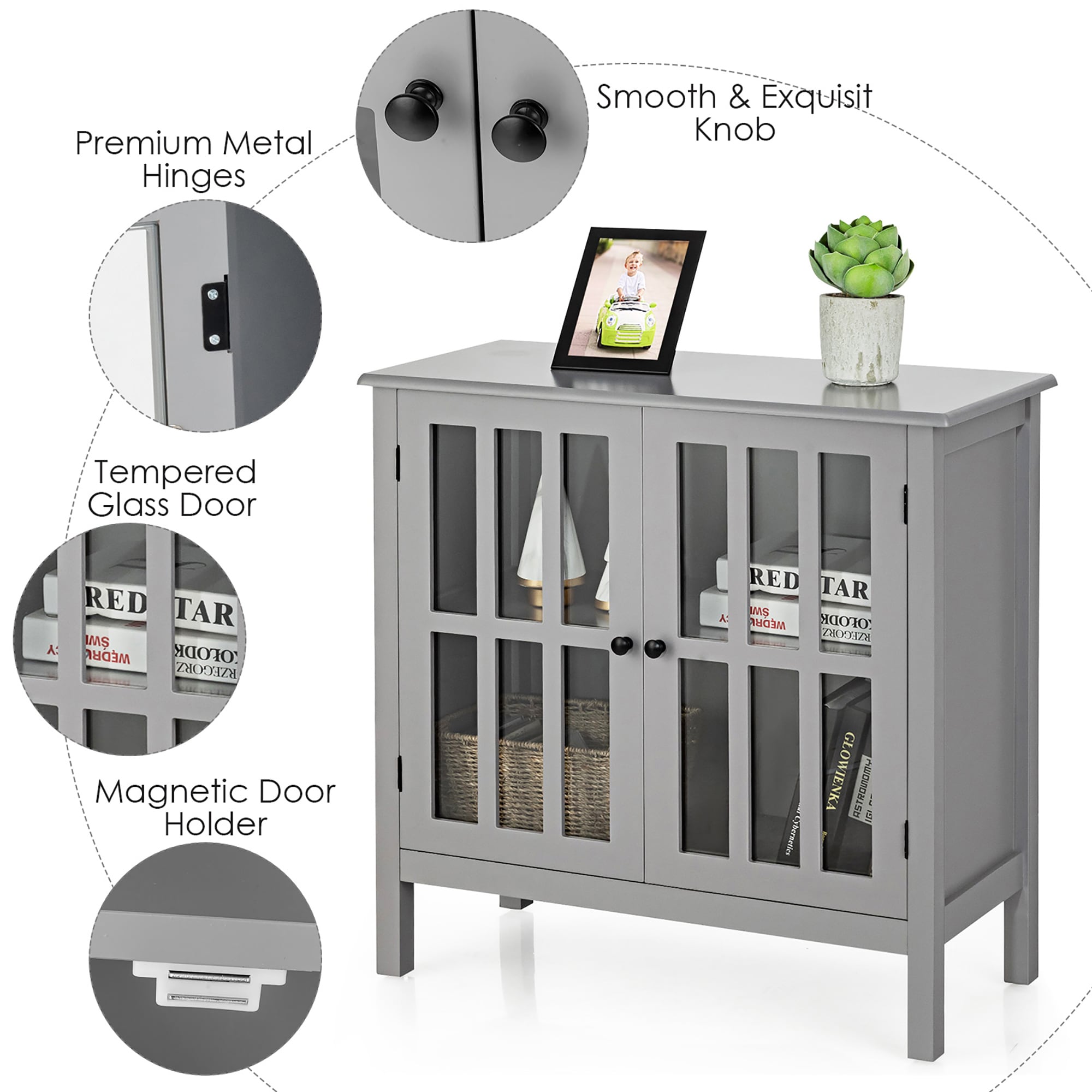 Costway SXL00117 Utility-Storage-Cabinets - View #6