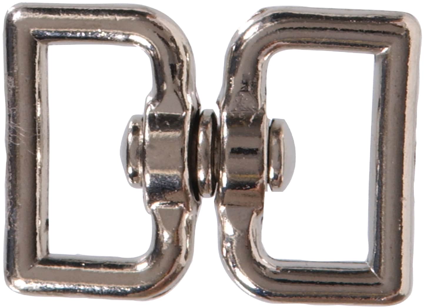 Hillman 1-in x 2-in Nickel Plated Double Strap Swivel Eye in the