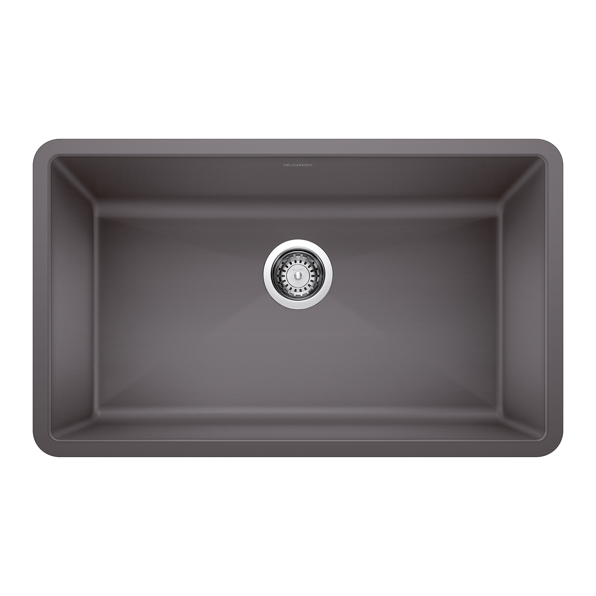 BLANCO 441478 Precis Silgranit Undermount 32-Inches x 19-Inches Granite Single bowl Kitchen Sink