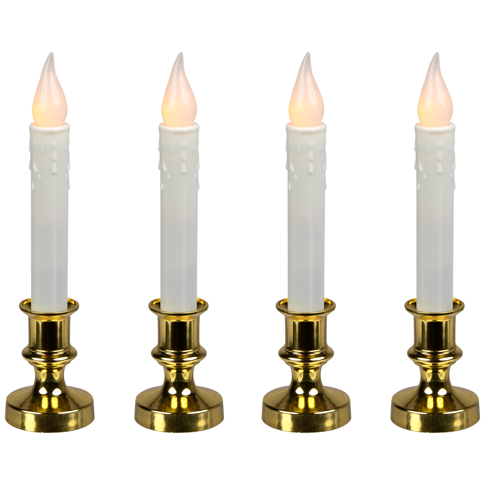 Northlight 32912616 4-Pack Battery-operated LED Candle with Timer