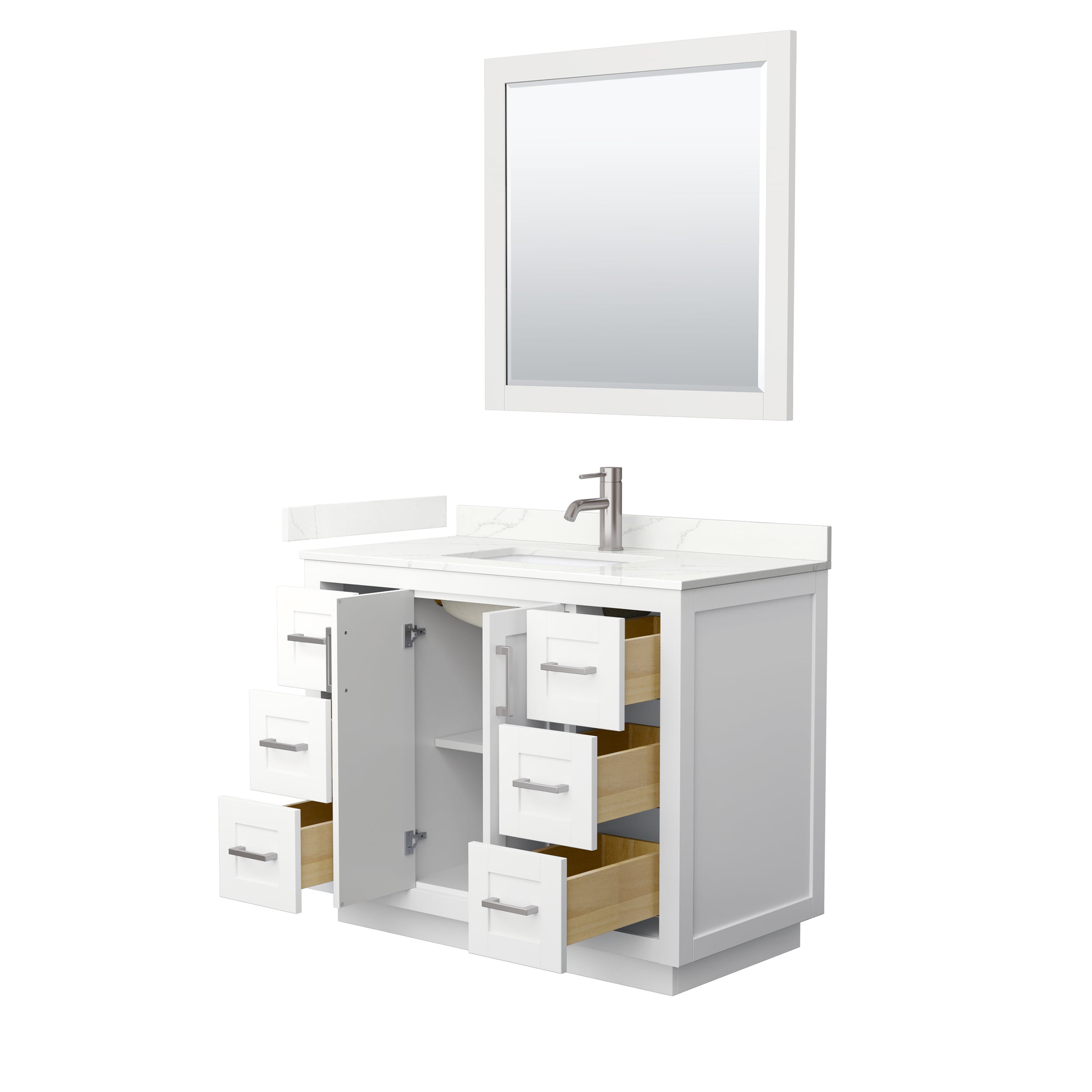 Wyndham Collection WCF292942SWHGTUNSM34 Bath-Vanity-Combo - View #3