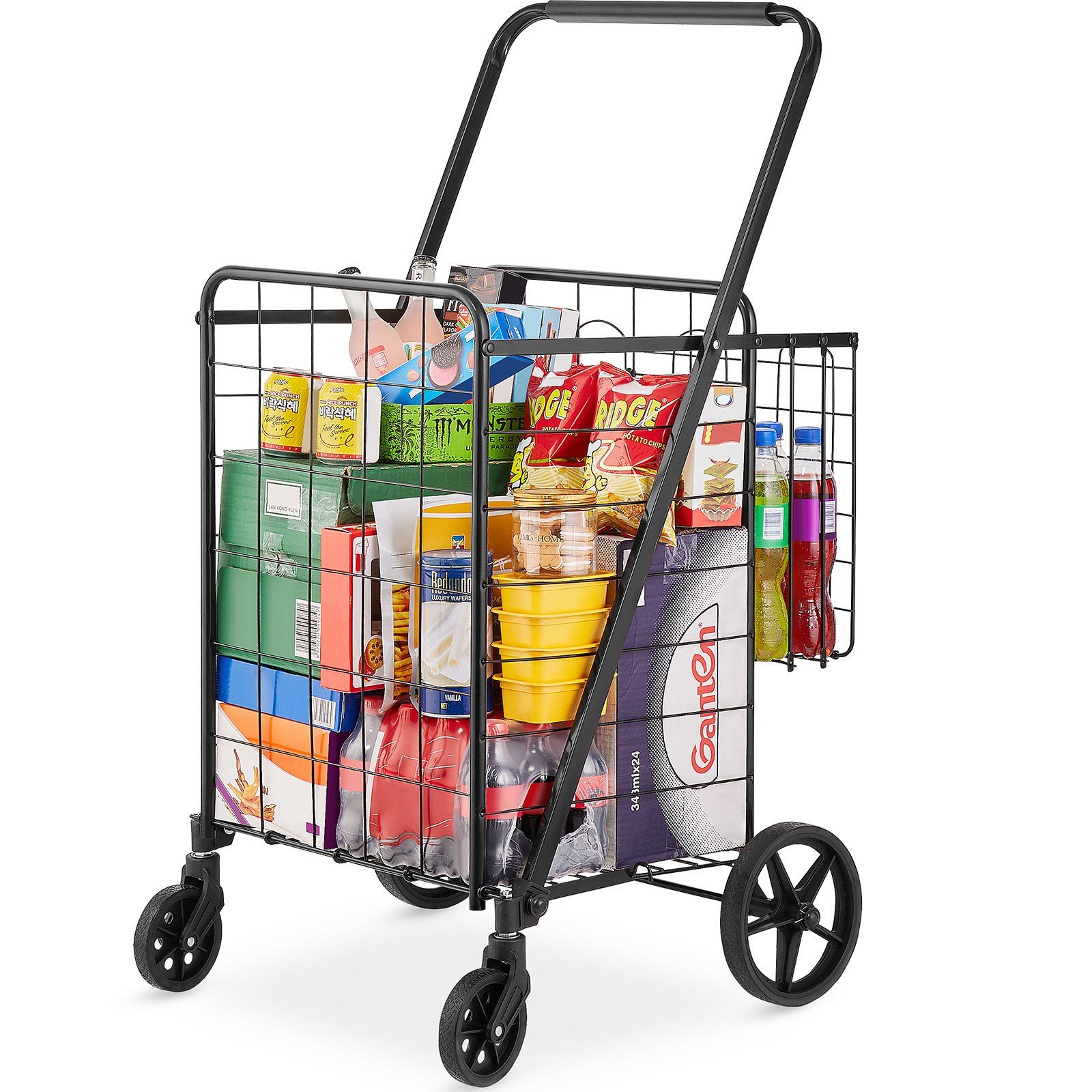 Flynama Collapsible Steel Shopping Cart #L-303957AAB
