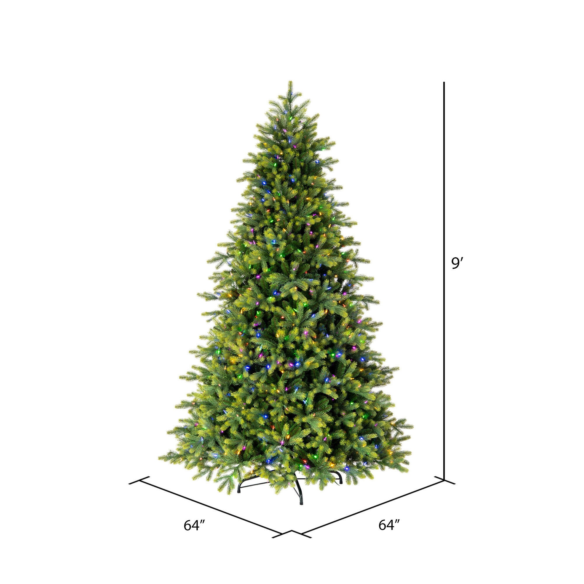 Vickerman DT214283LEDCC Artificial-Christmas-Trees - View #3