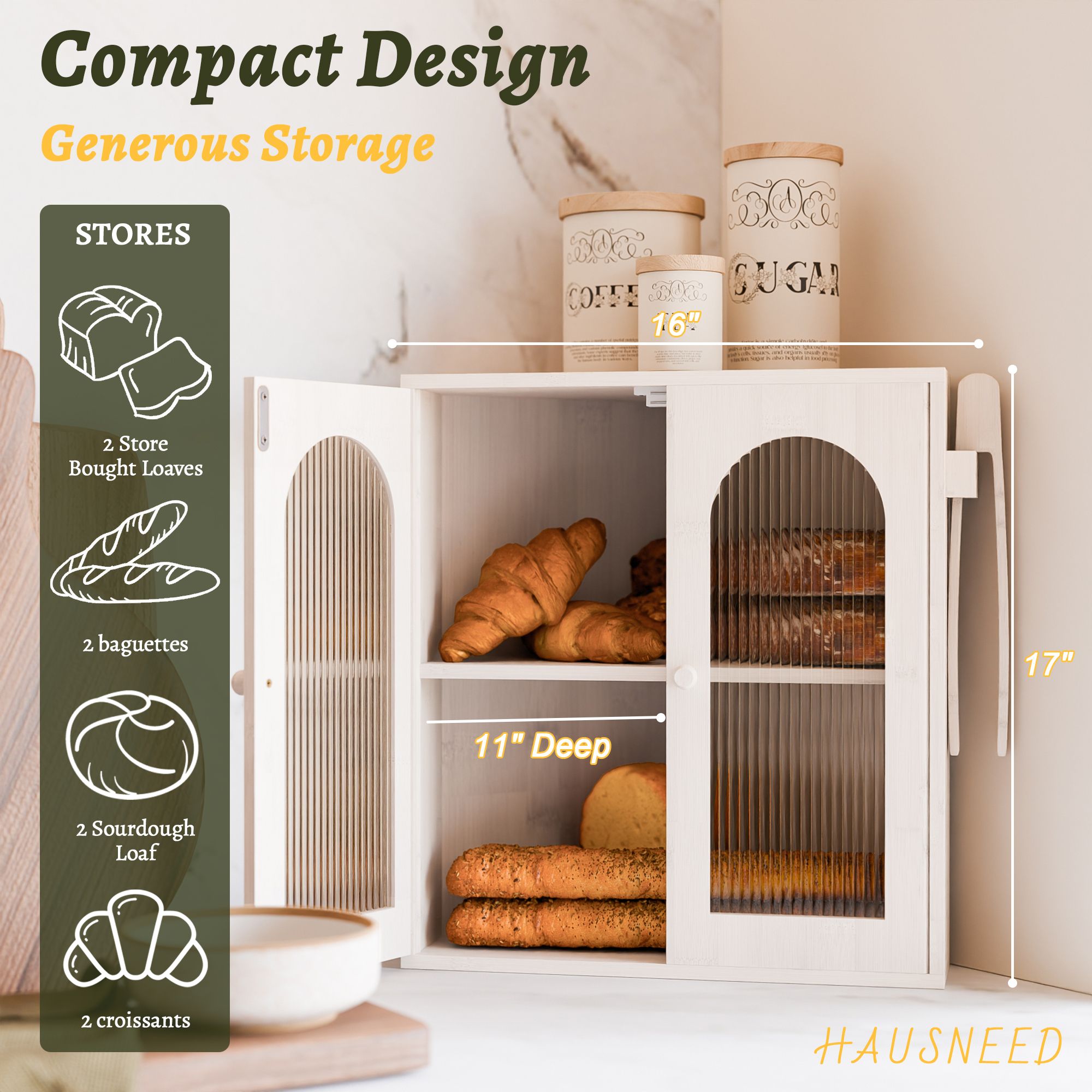 HAUSOURCE LW-THB013WH Dining-Kitchen-Storarge - View #2