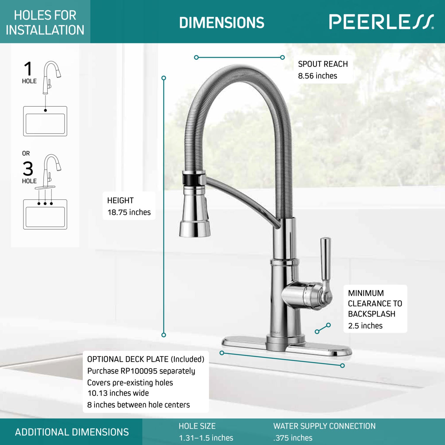 Peerless P7924LF Kitchen-Faucets - View #3