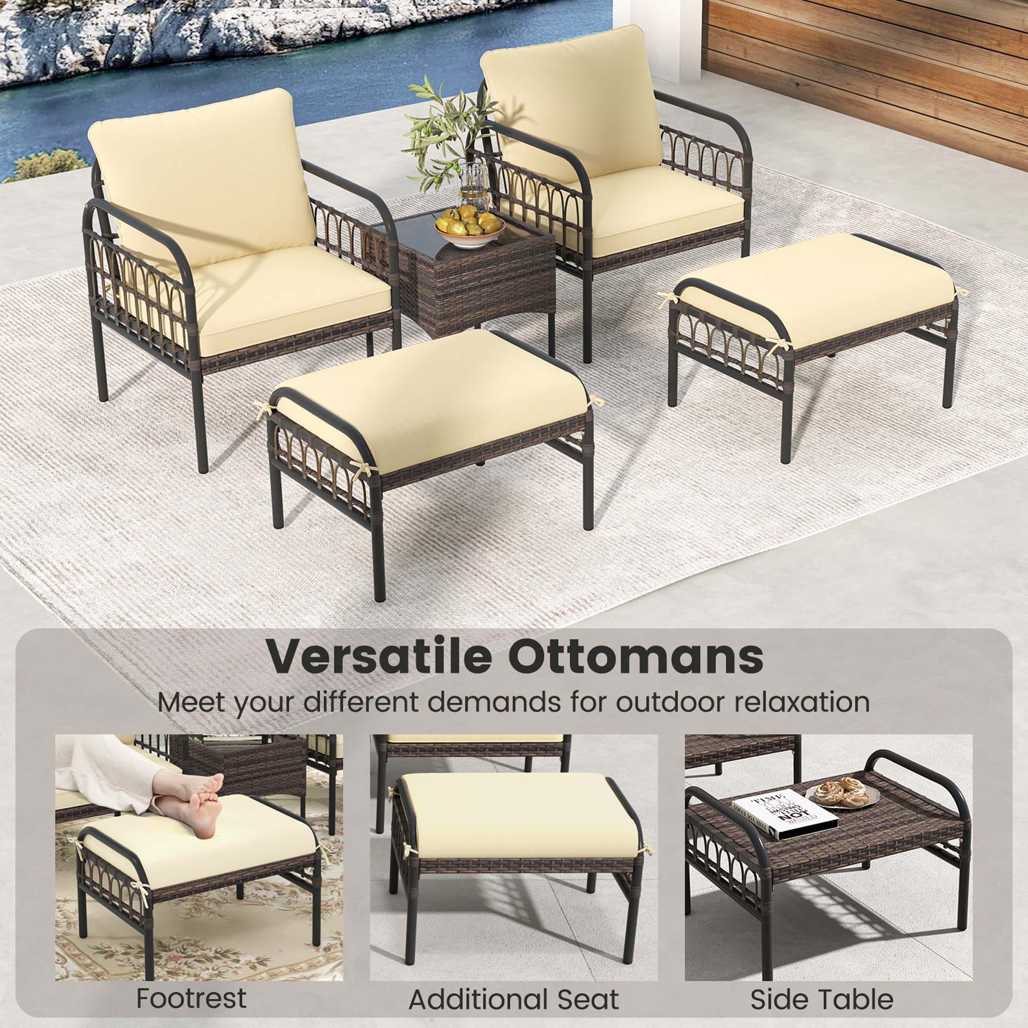 Costway LWS00068 Patio-Conversation-Sets - View #7