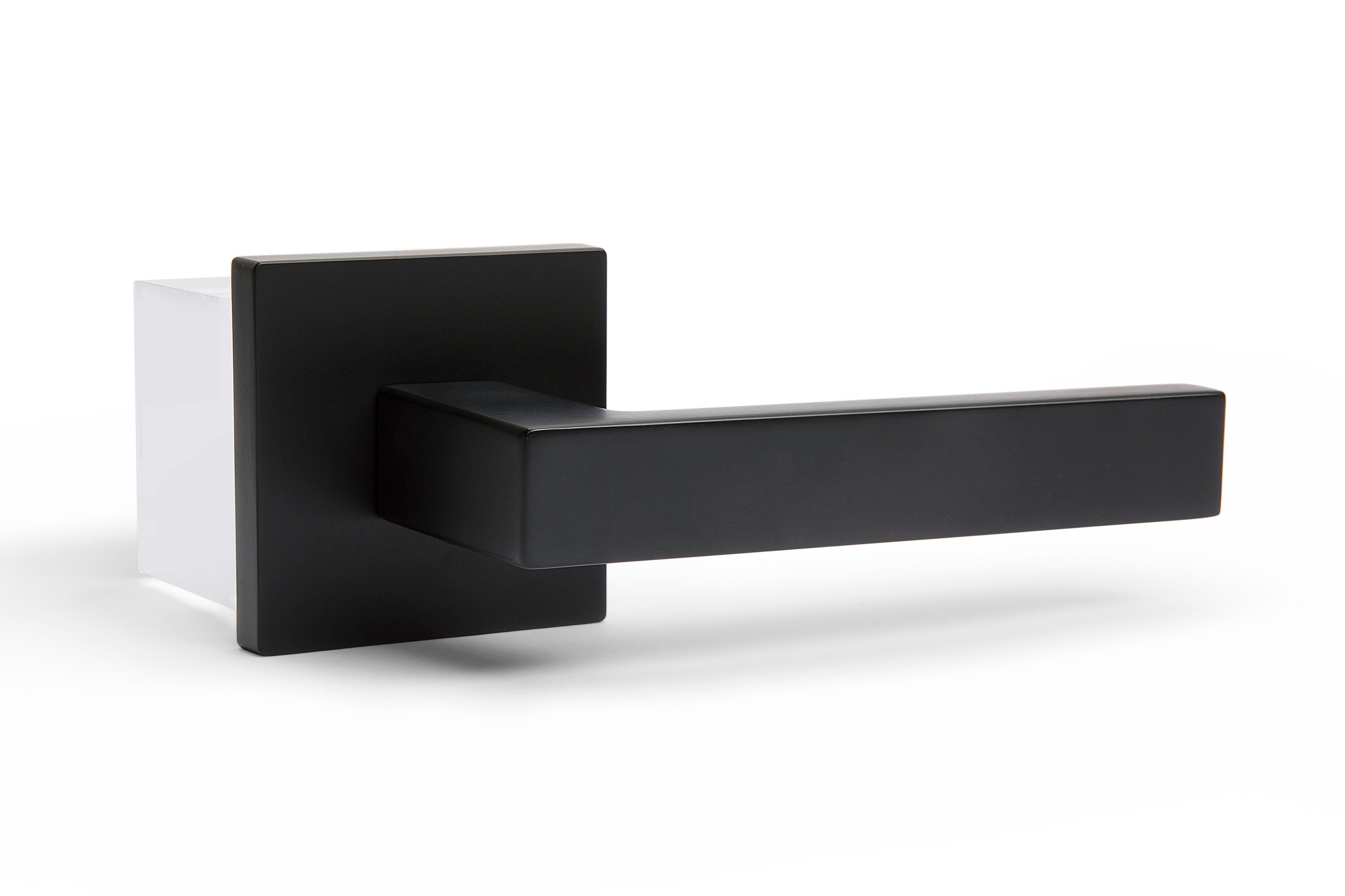 McBowery MB-1101PVMB-RH Allen Matte Black Interior Bed/Bath Hall/Closet Combined Door Handle