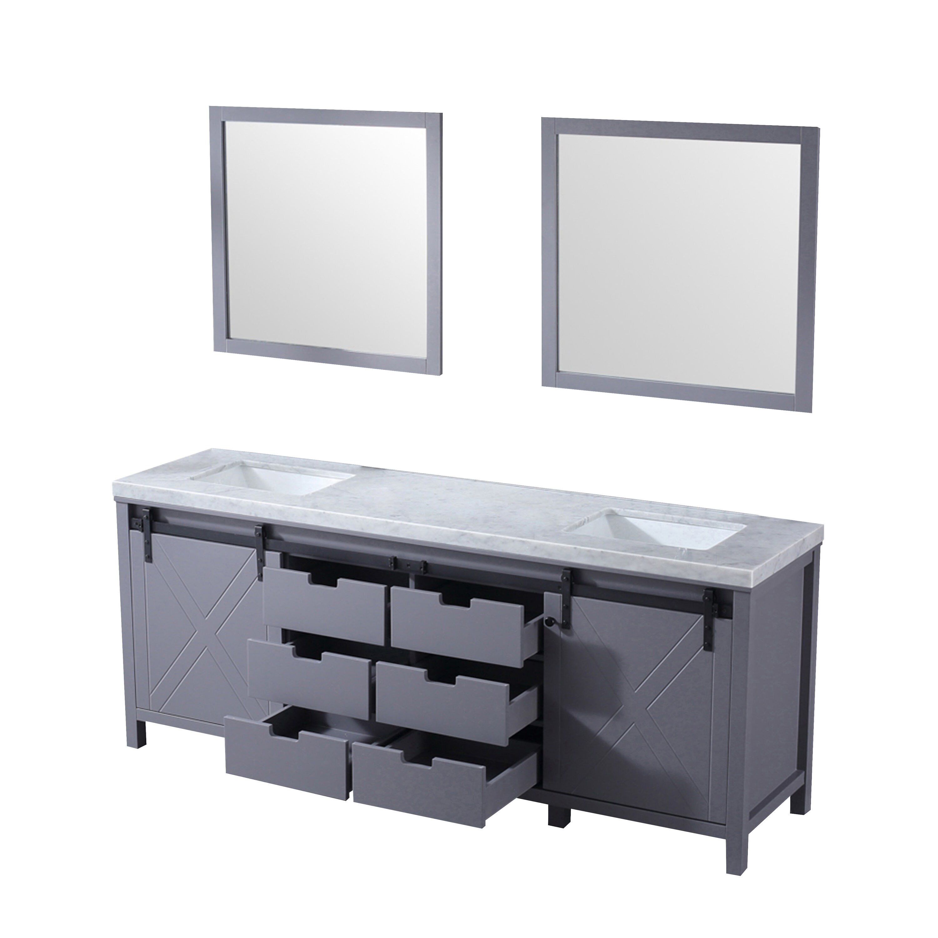 Lexora LM342284DBBSM34 Bath-Vanity-Combo - View #12