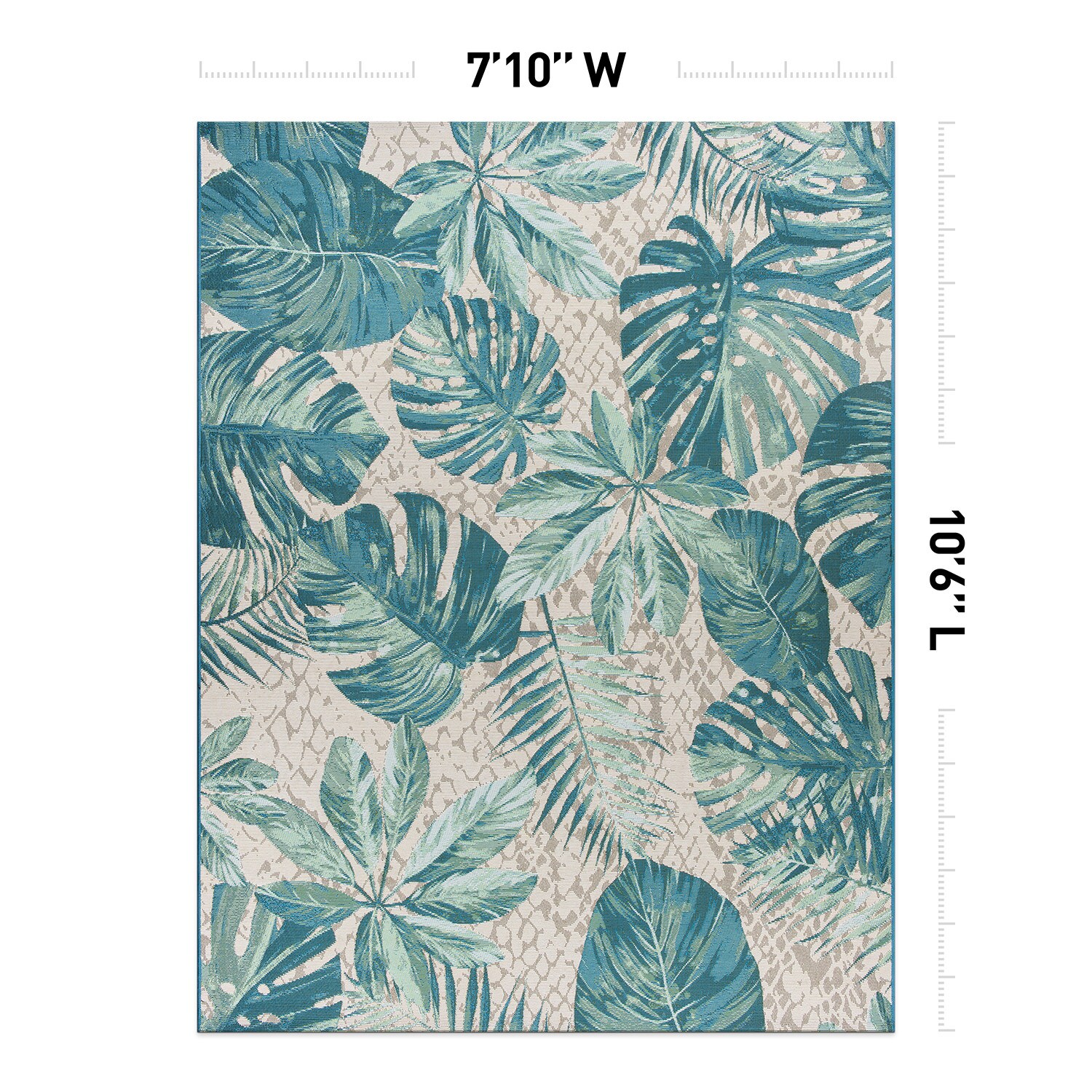 World Rug Gallery 433BLUE8X10 rugs - View #3