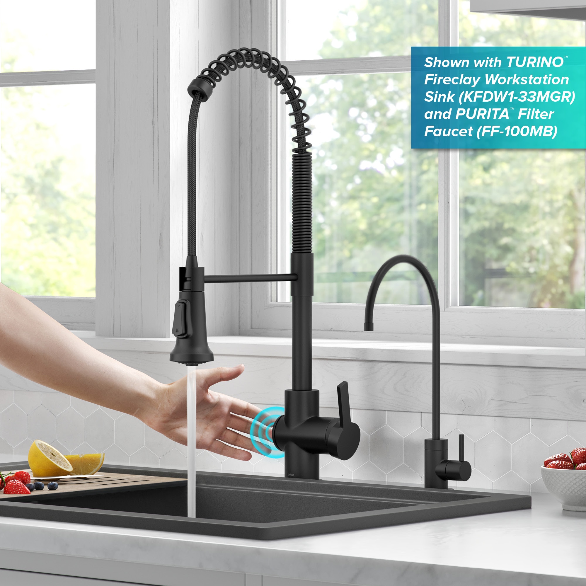 Kraus KSF-1691MB Kitchen-Faucets - View #8