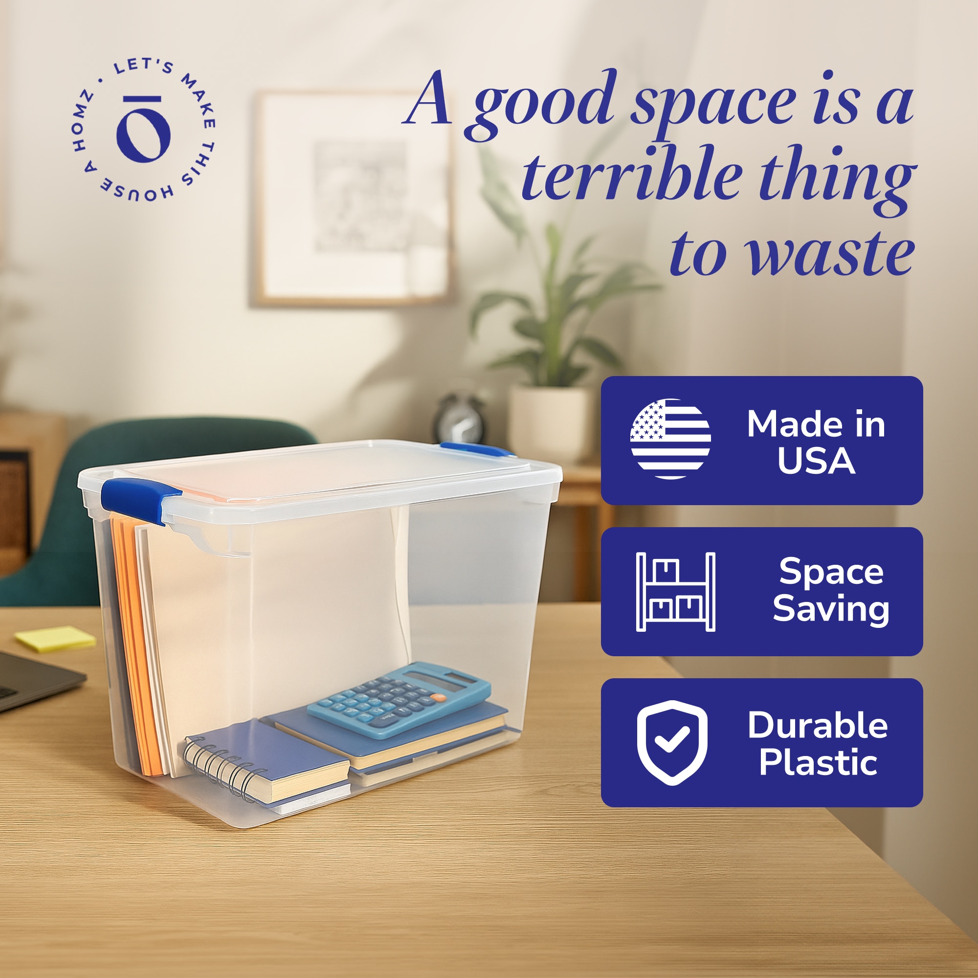 Homz Products 293958 Bins-Baskets - View #4