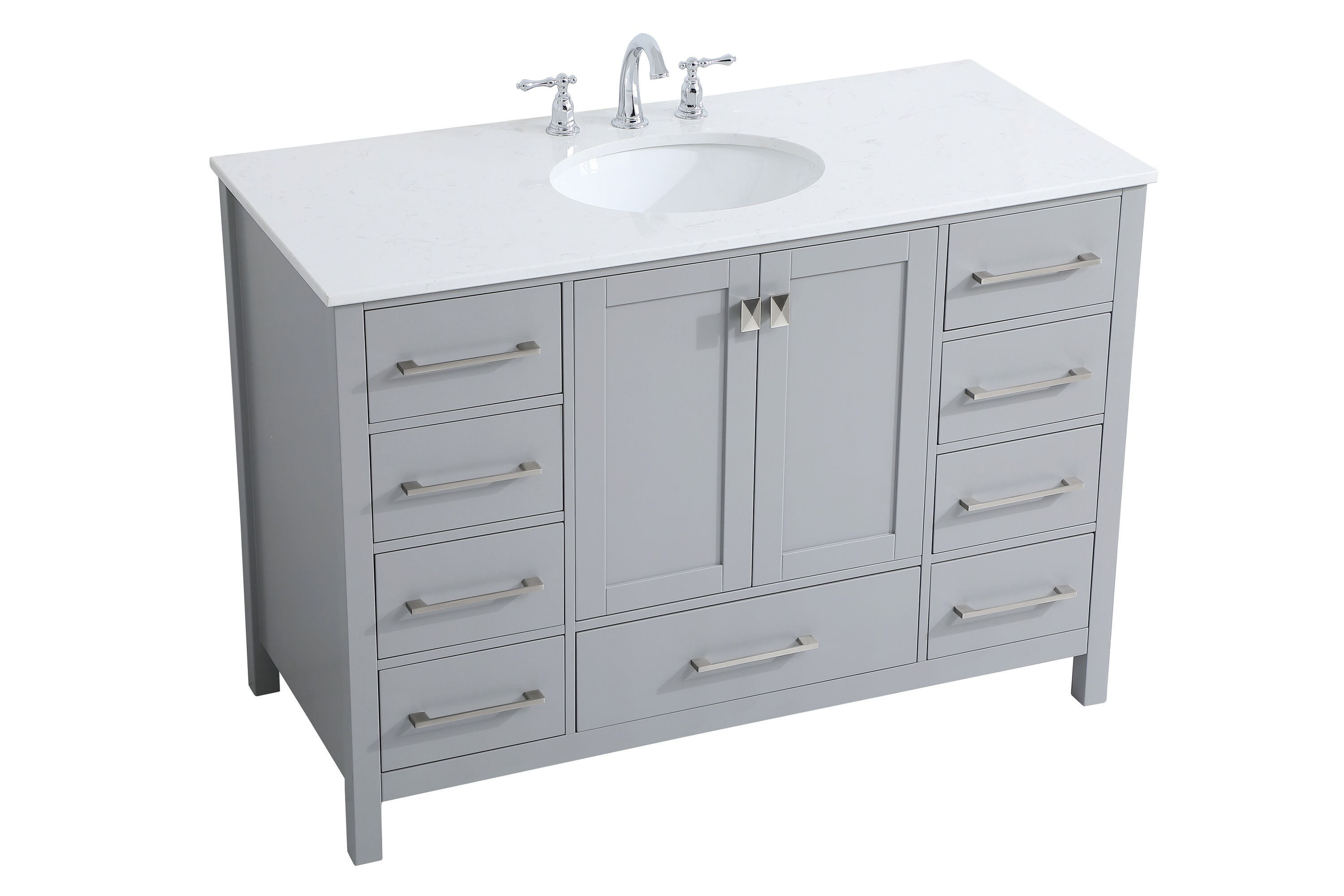 Elegant Decor FI56448GR Bath-Vanity-Combo - View #4