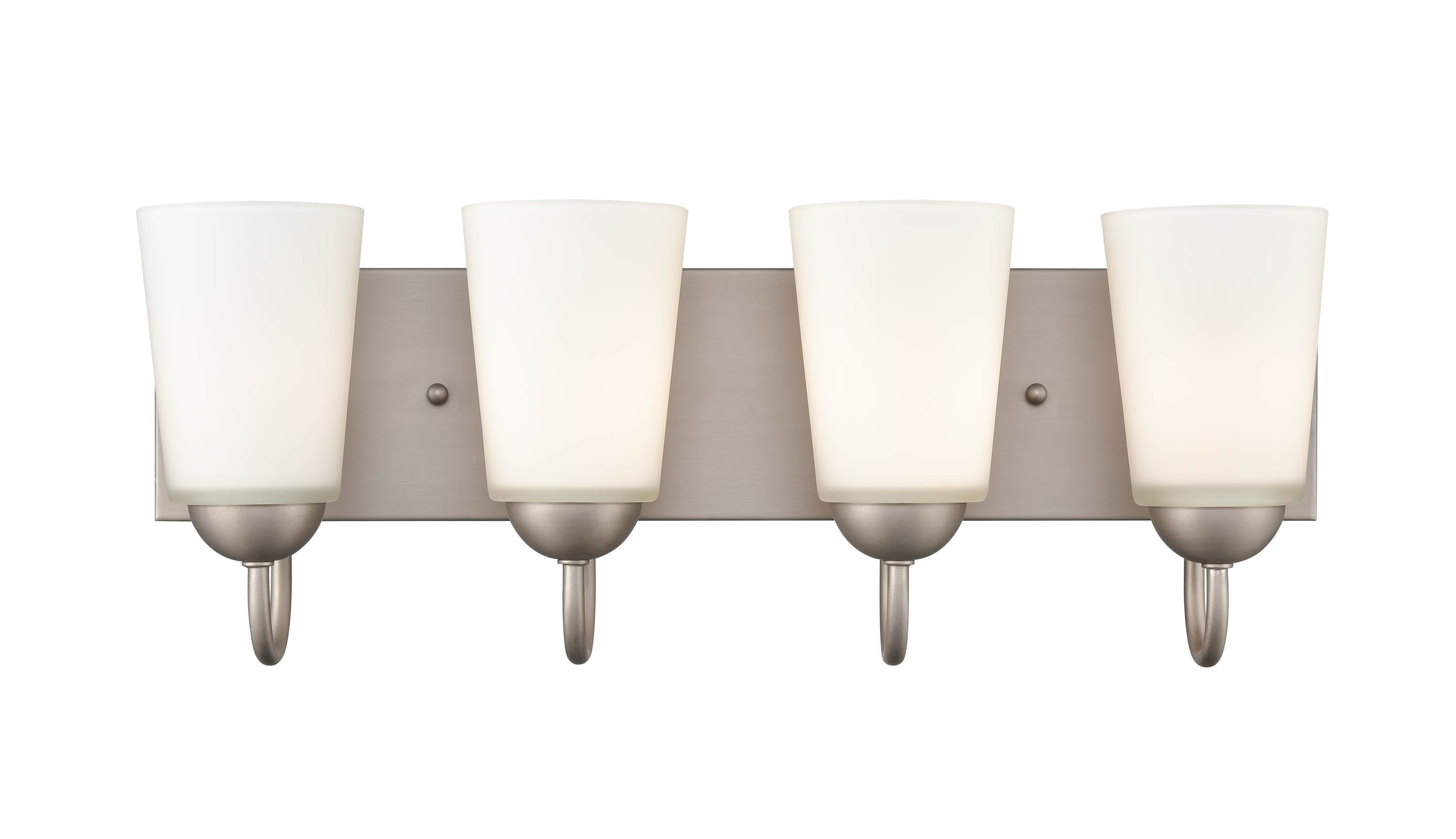 Millennium Lighting 9814-SN Ivey Lake 9-in 4 -Light Satin Nickel Traditional Vanity light