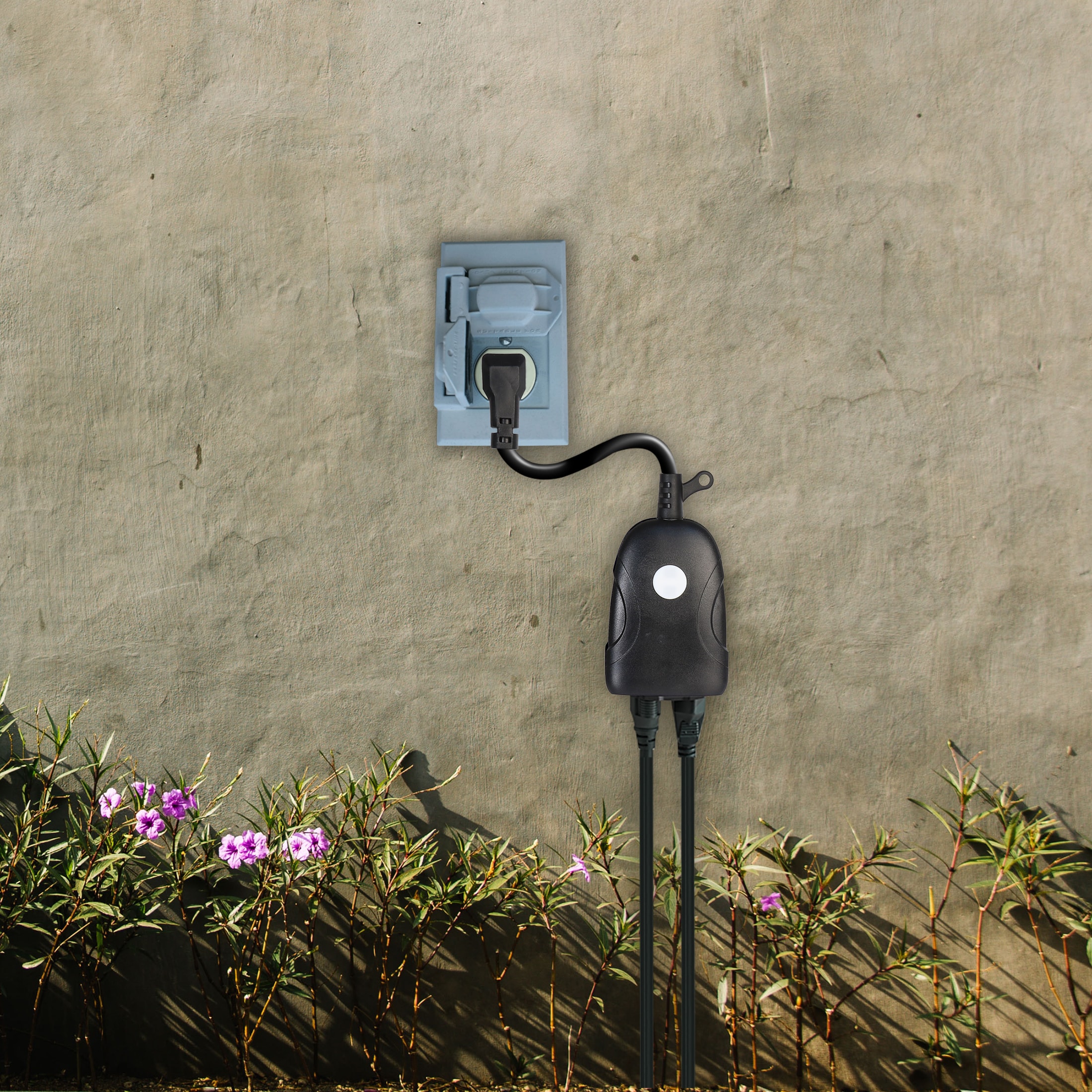 Feit Electric Smart Outdoor Plug, WiFi Waterproof Plug, 2 Grounded