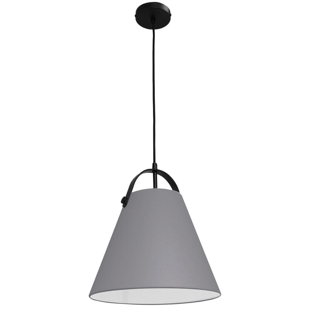 Dainolite EMP-111P-835-MB Emperor Matte Black Modern/Contemporary Bell Hanging Pendant Light