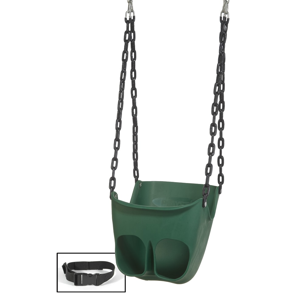PlayStar PS 7534 Commercial grade toddler swing Green Plastic and Metal Toddler Swing