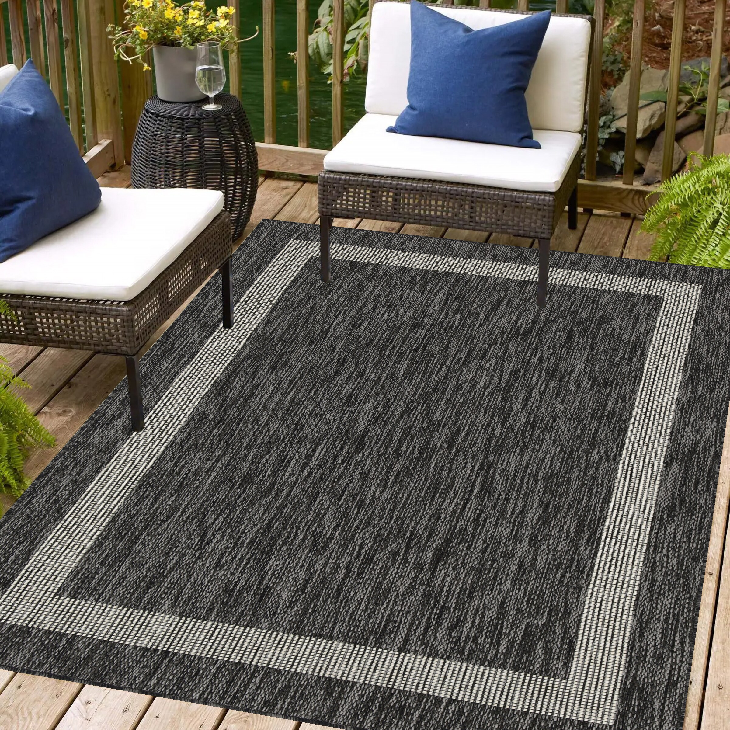 Playa Rug PLY-AZE-BLK-5X8 rugs - View #3