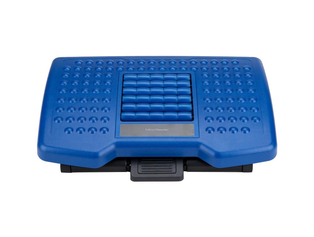 Mind Reader FTROLL-BLU 18-in x 13-in Polyester Fiber Rectangular Lumbar Cushion