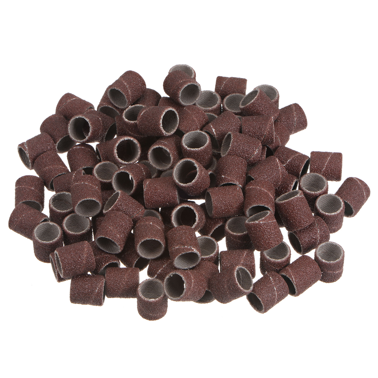 Unique Bargains 100pcs Sanding Drums 3/8 Inch Mini Sanding Sleeves 120 Grit Sanding Bands for Drum Sander Rotary Tools