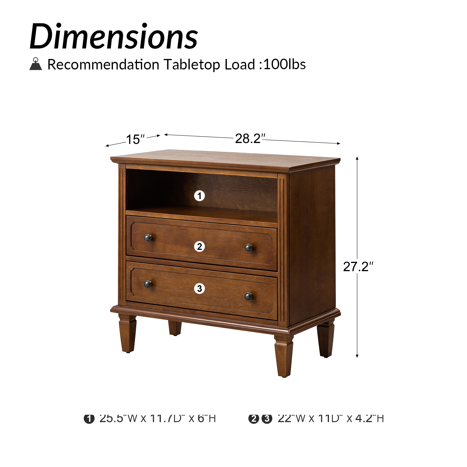 14 Karat Home NSJY0539-WALNUT End-Tables - View #6