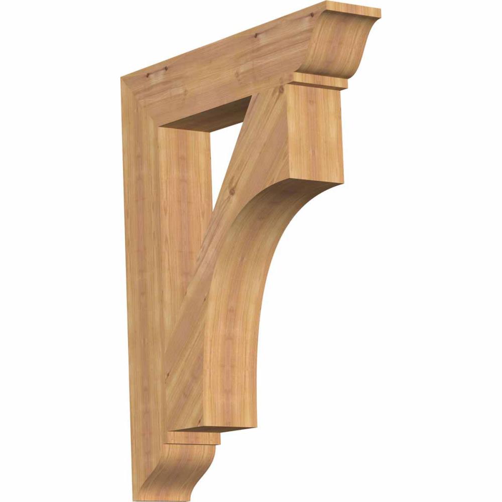 Ekena Millwork BKT06X30X38WTL01SWR Westlake traditional smooth 5-1/2-in x 30-in x 38-in Western red cedar Brown Wood Standard bracket
