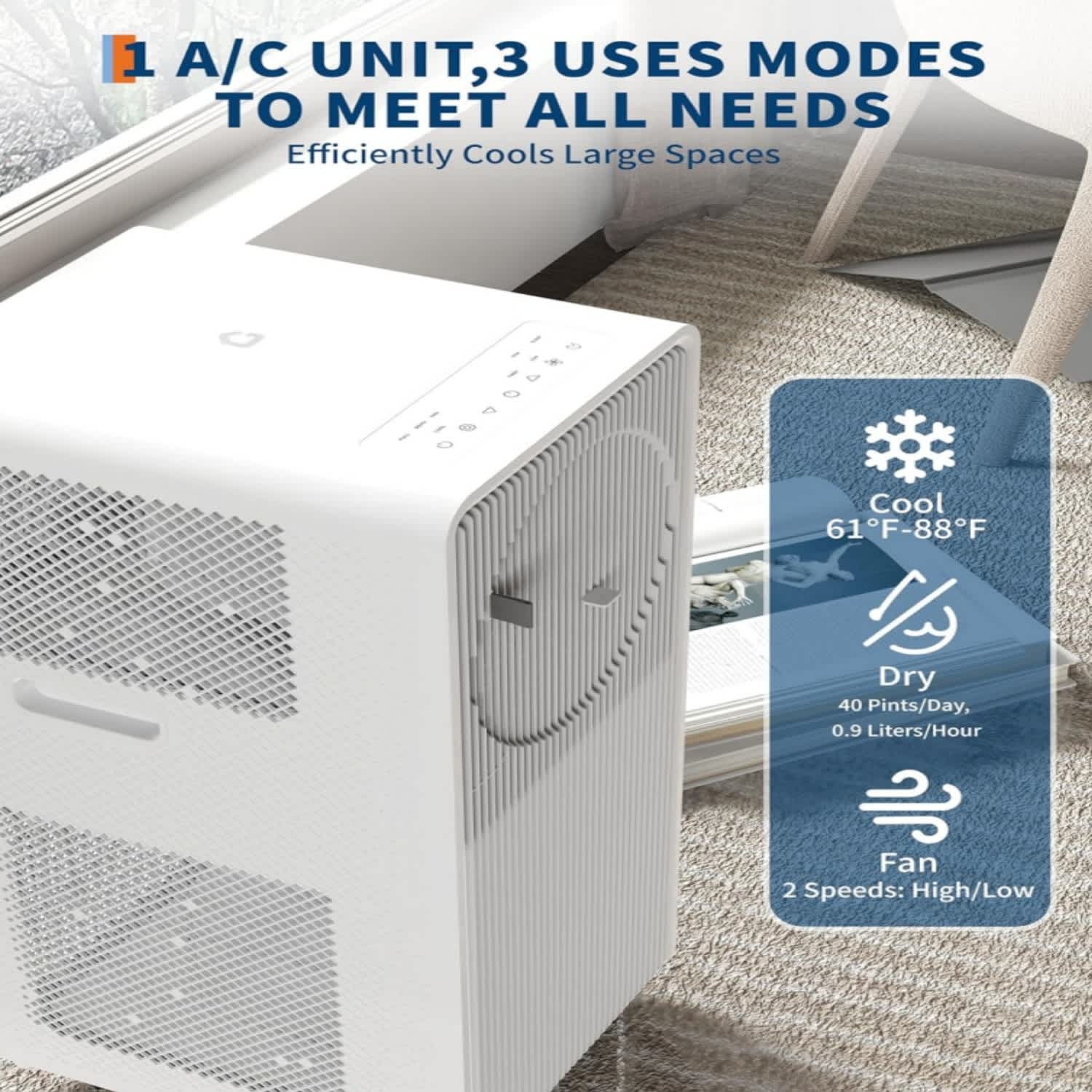 Qeetex LSHQQPHK-337LYPLW Portable-Air-Conditioners - View #3