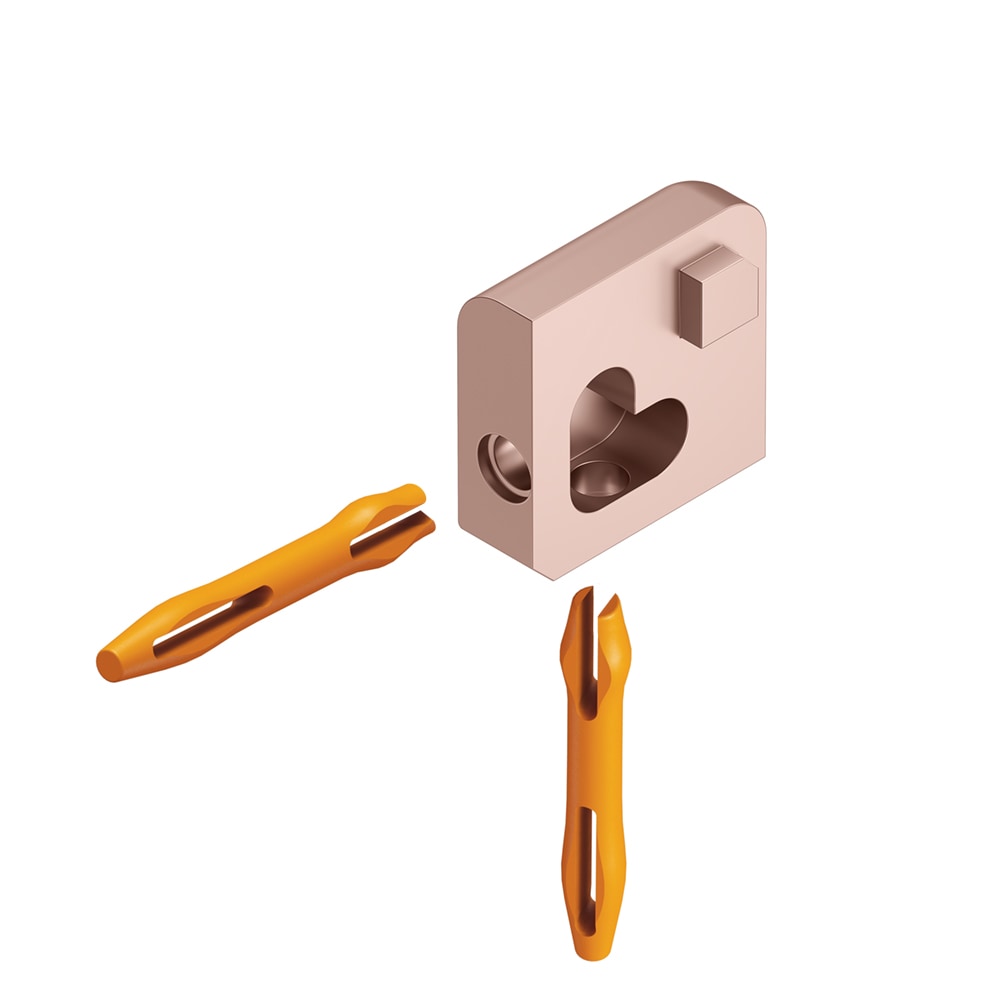 Schluter Systems EV/J60AK Jolly 0.25-in W x 0.125-in L Satin copper anodized aluminum Aluminum Outside corner Tile Edge Trim