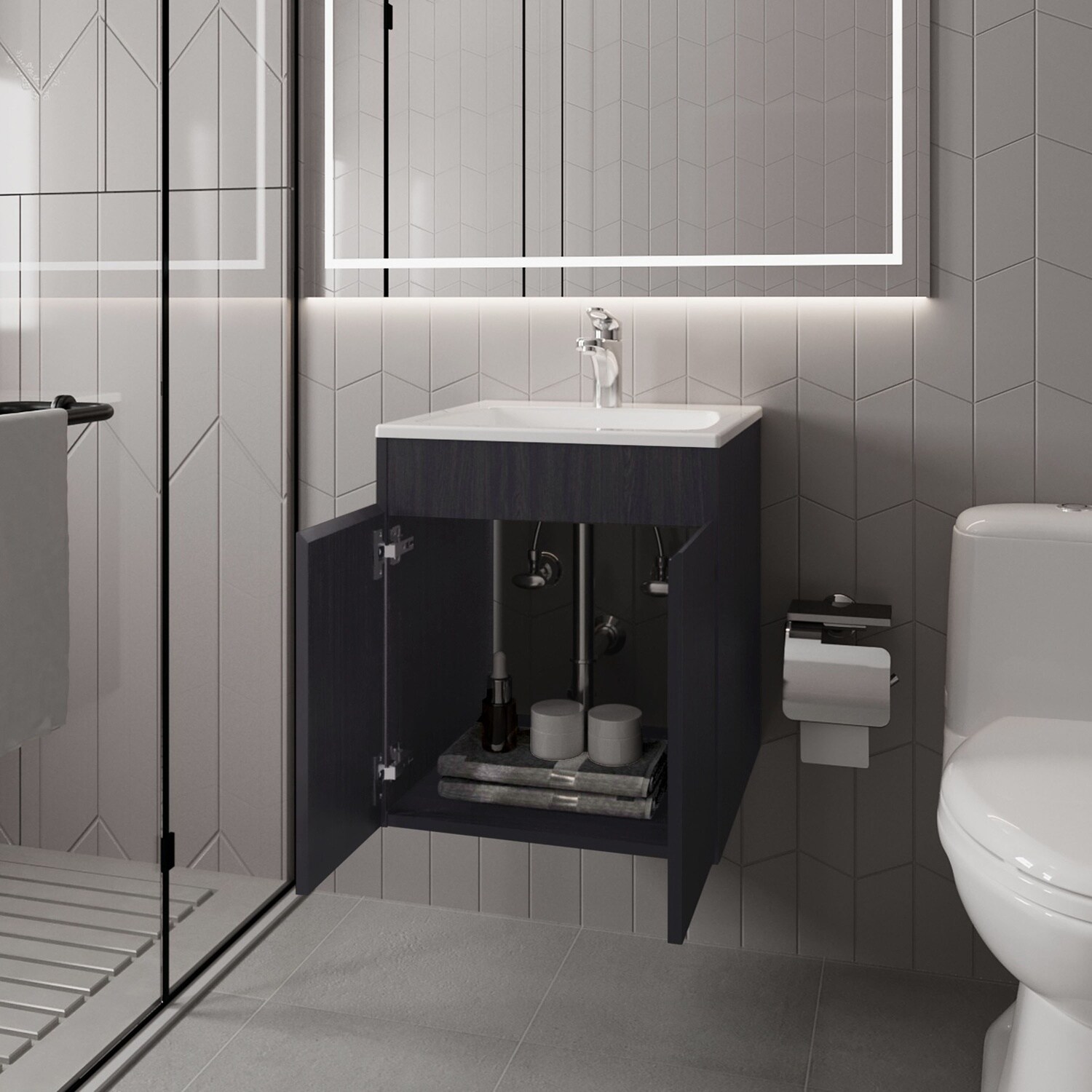 Watnature V0ZNYDH9VB0Z Bath-Vanity-Combo - View #7