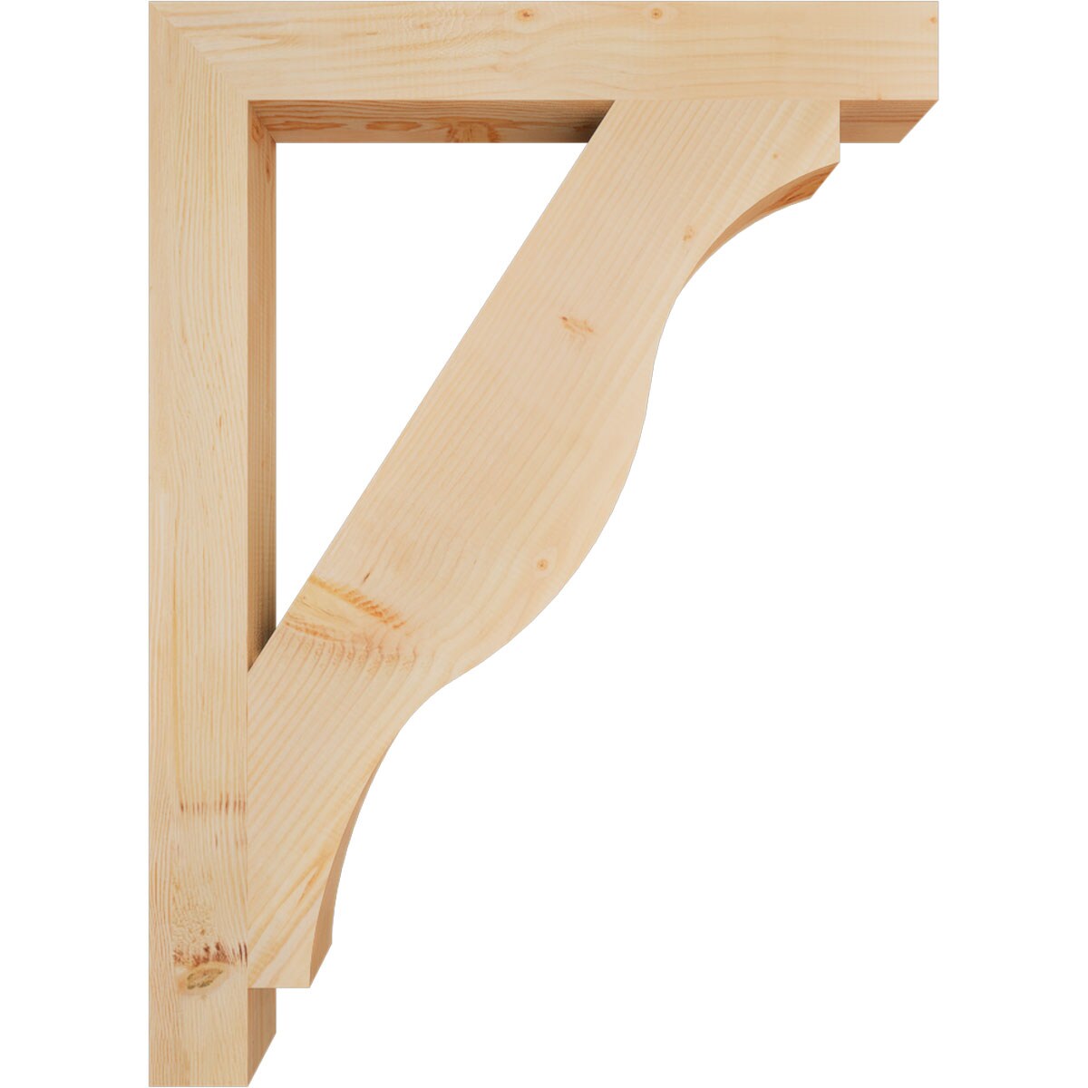 Ekena Millwork BKT04X32X44FST05SDF Exterior-Brackets-Braces - View #3