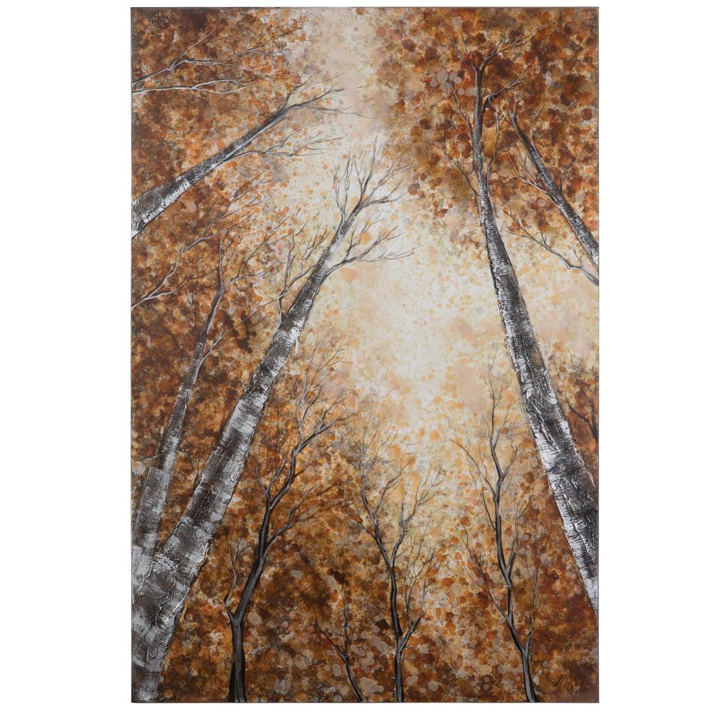 Yosemite Home Decor 59 In H X 39 5 In W Botanical Canvas Hand Painted   14644626 