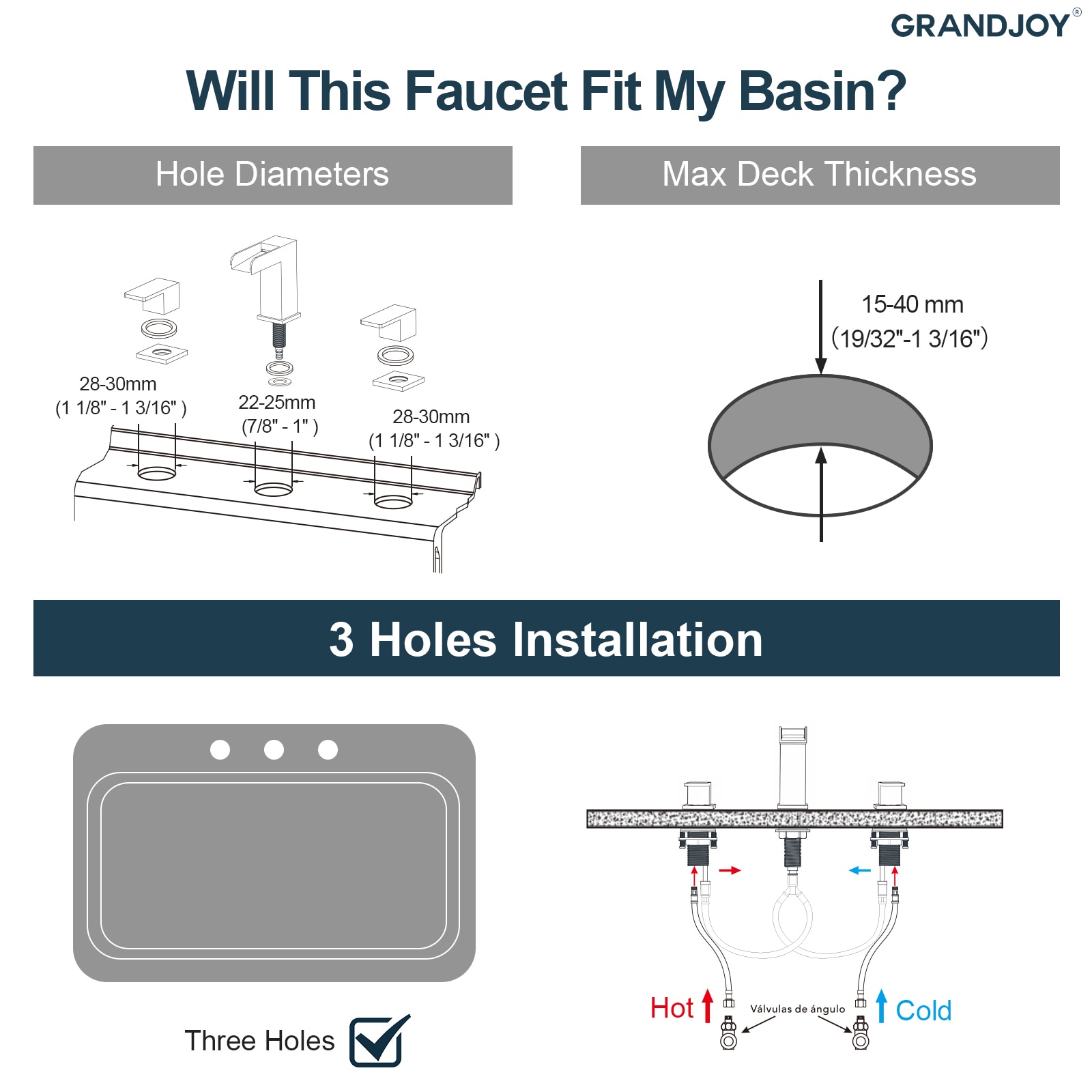 GRANDJOY TOBILI5183BA Lavatory-Faucets - View #11
