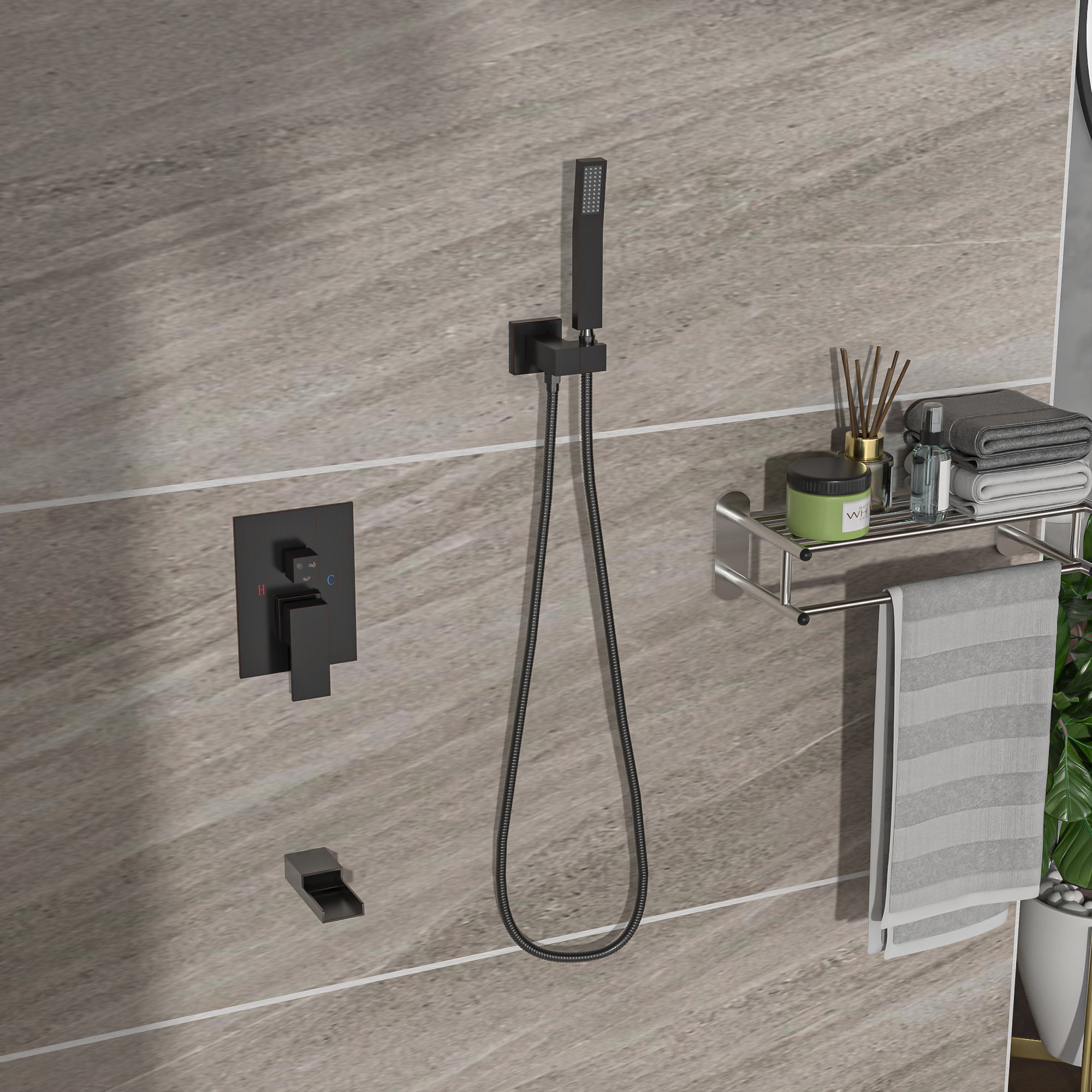 Tahanbath MT2-381952 Showerhead-Bar-Panels - View #5