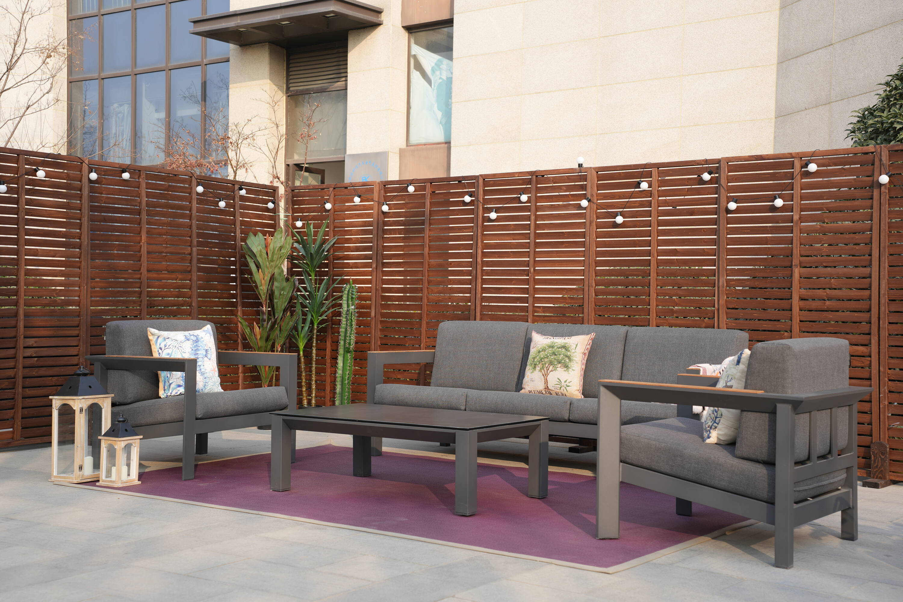 Direct Wicker DWS-2326TS2SC&T Patio-Conversation-Sets - View #2