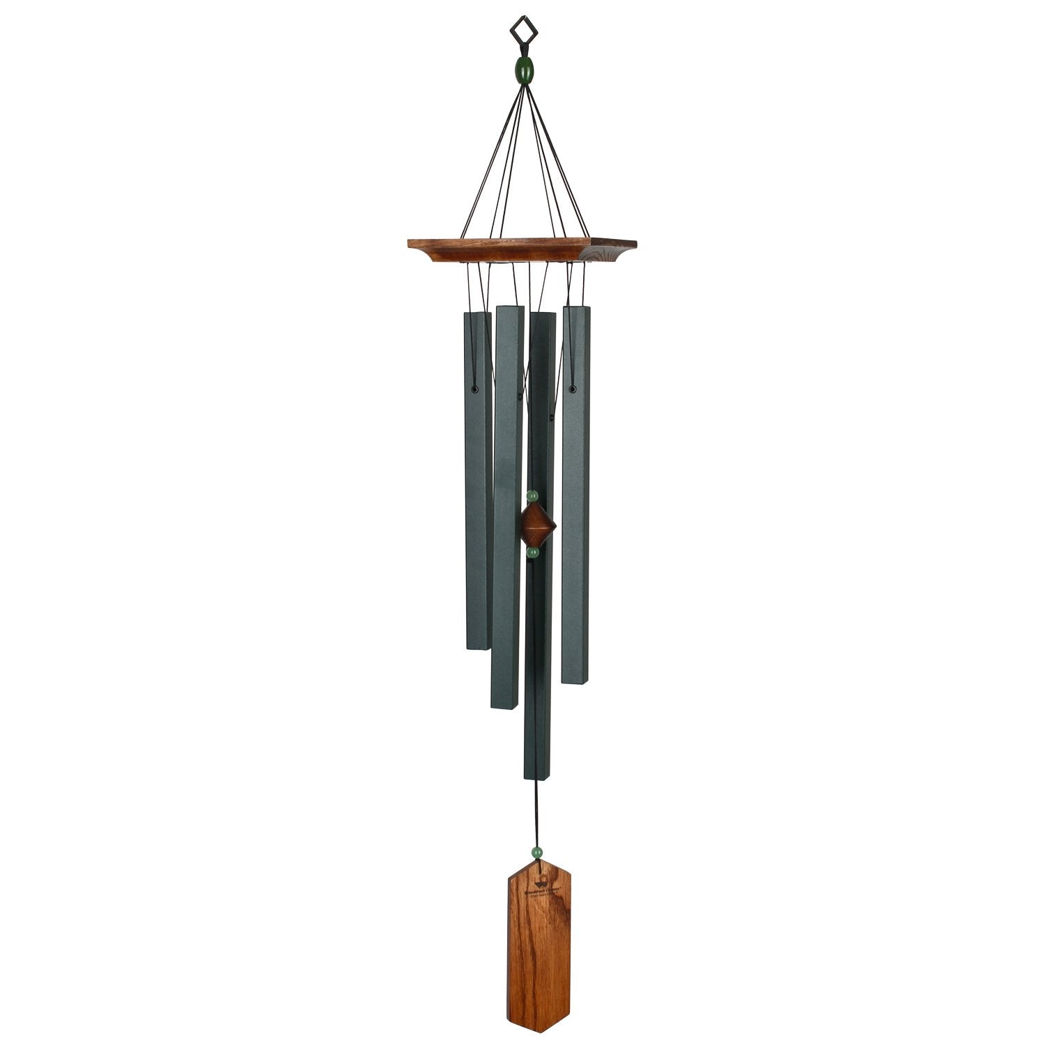 Woodstock Chimes 33-in Evergreen Metal Wind Chime in the Wind Chimes ...