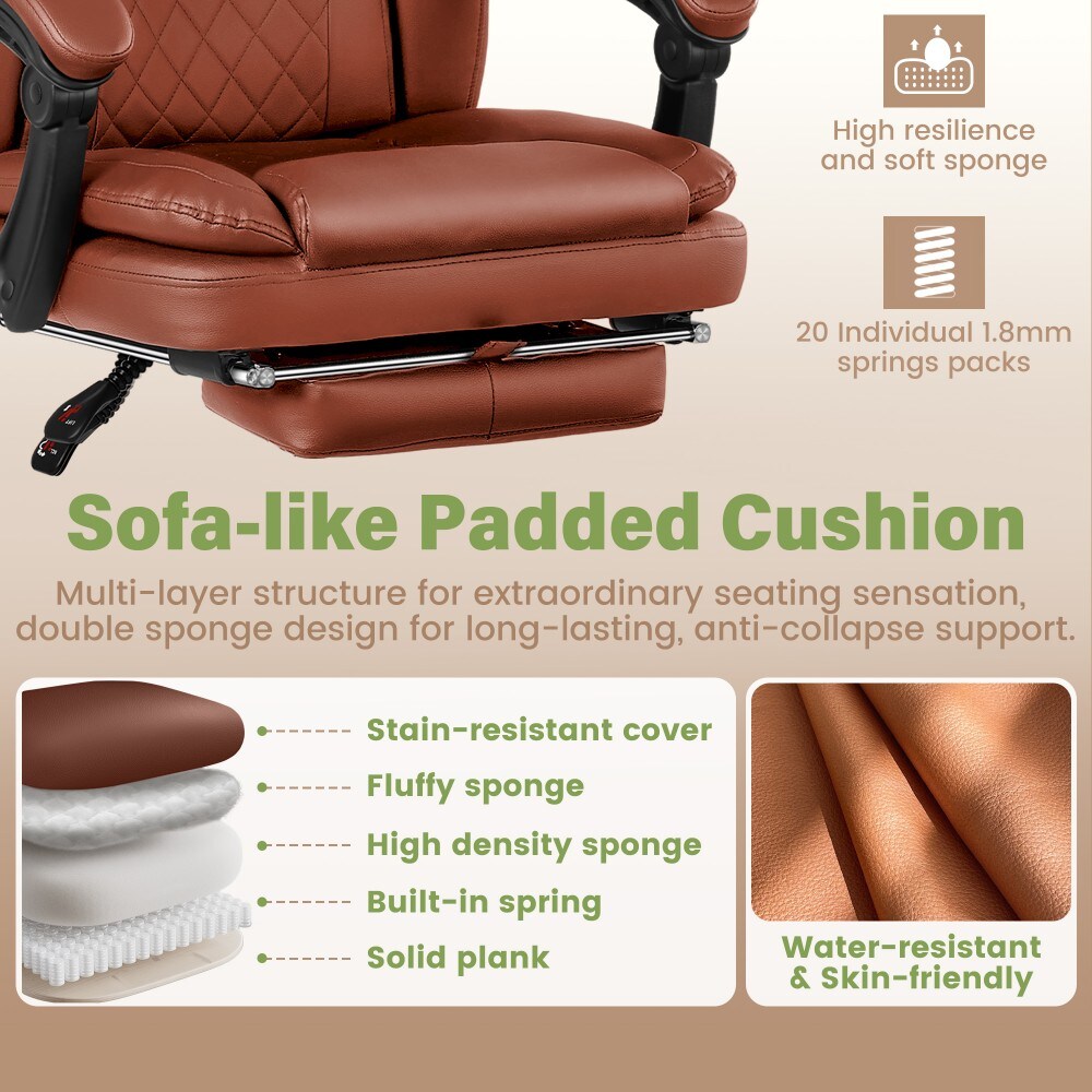 KERDOM SDA003-BROWN Office-Chairs - View #7