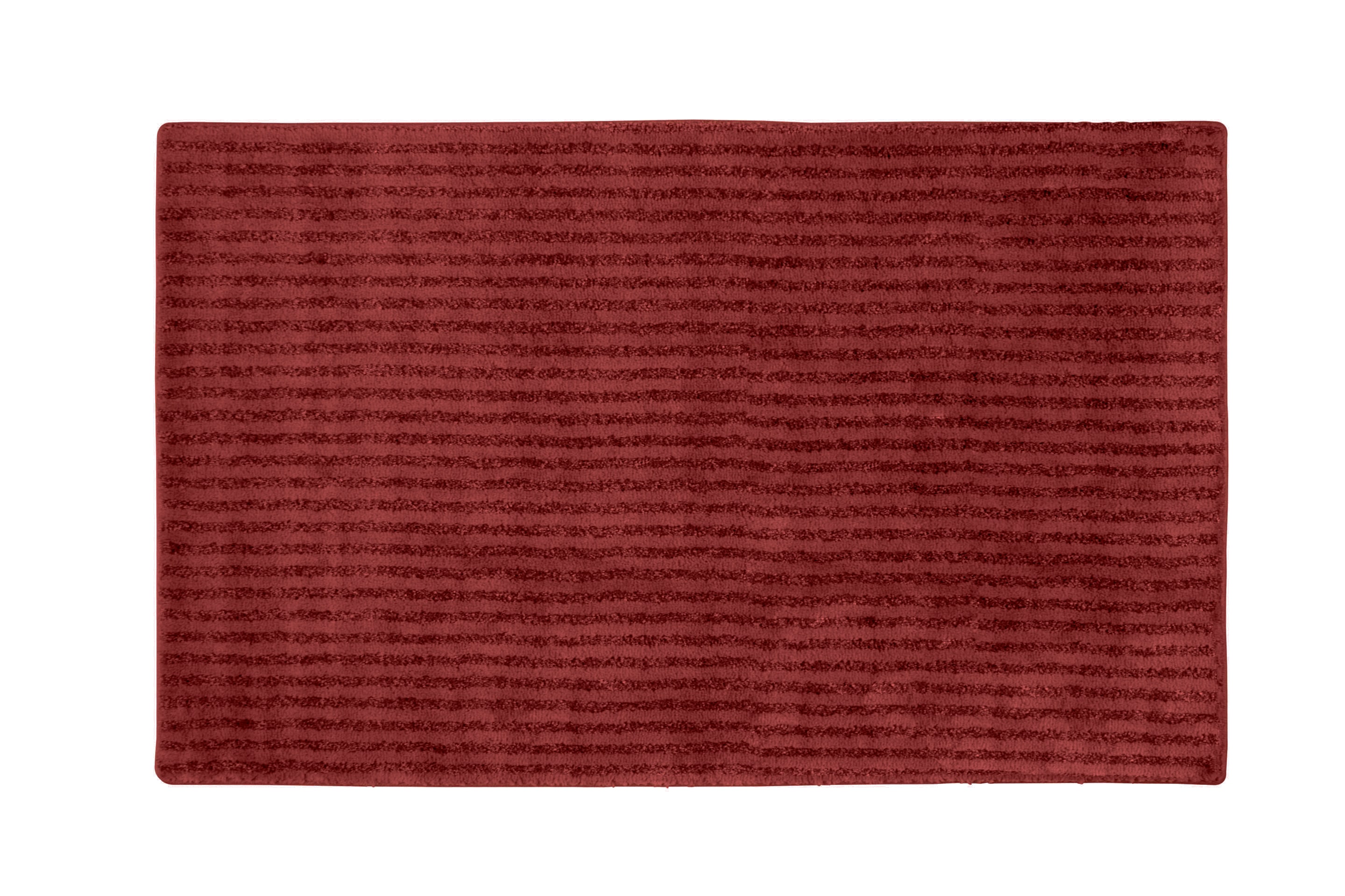 Garland Rug BA080W030050I4 Sheridan 30-in x 50-in Chili Red Nylon Bath rug