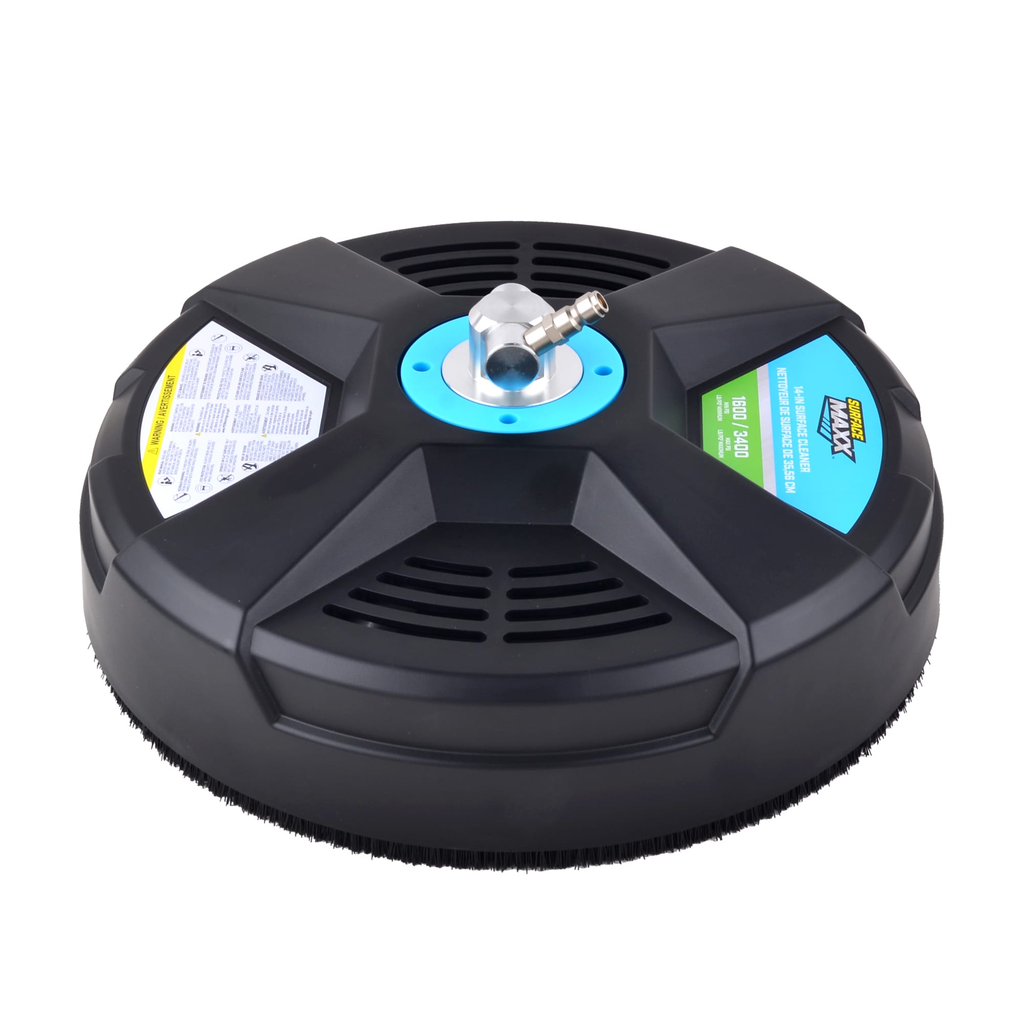 SurfaceMaxx SGY-PWA1129 14-in up to 3400-PSI Rotating surface cleaner for Gas and electric pressure washers