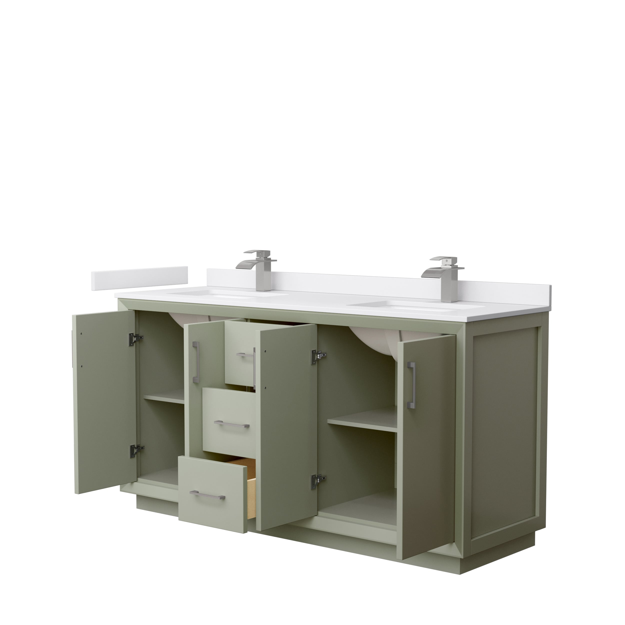 Wyndham Collection WCF414166DLGWCUNSMXX Bath-Vanity-Combo - View #2