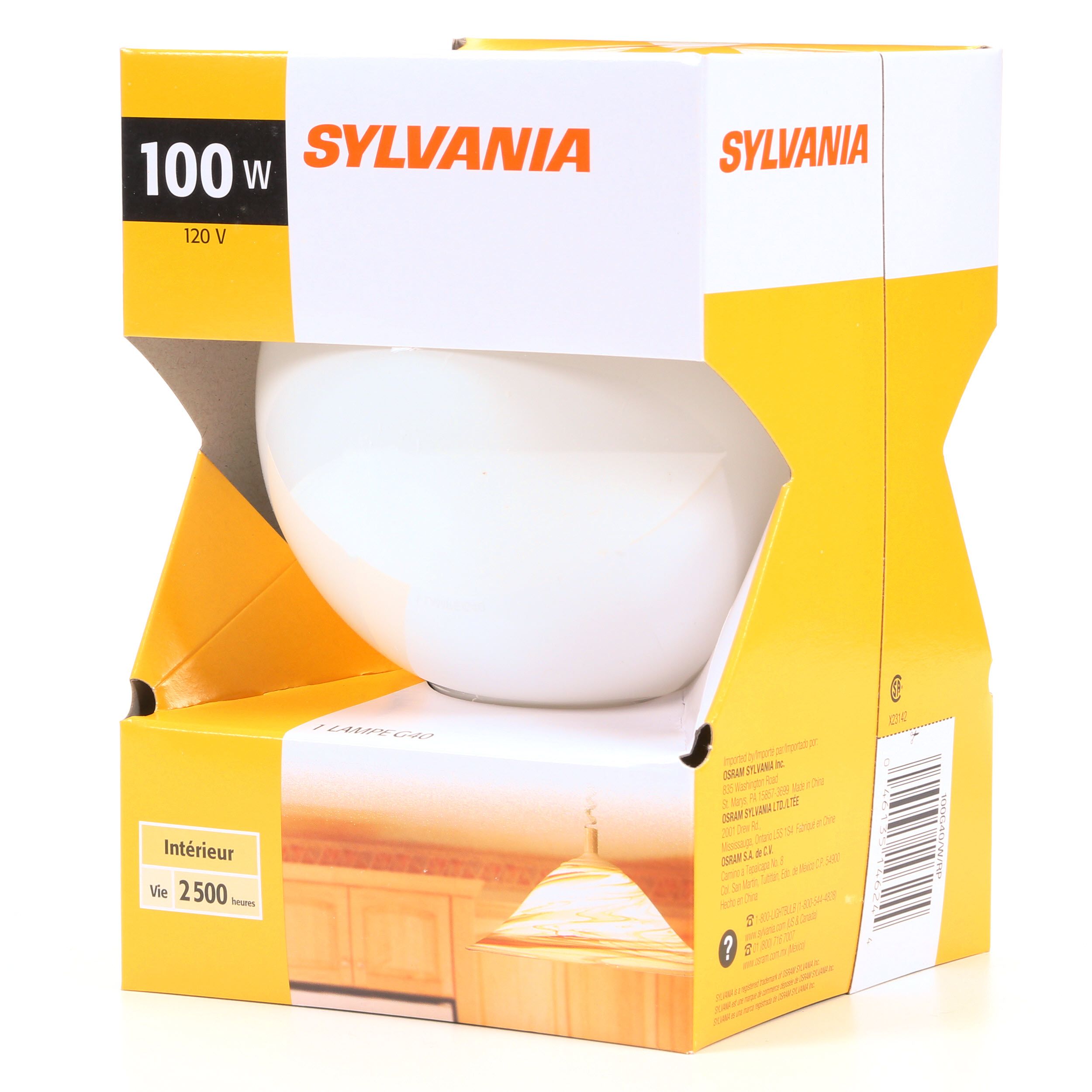 SYLVANIA G40 Soft White Medium Base (E-26) Dimmable Light Bulb at