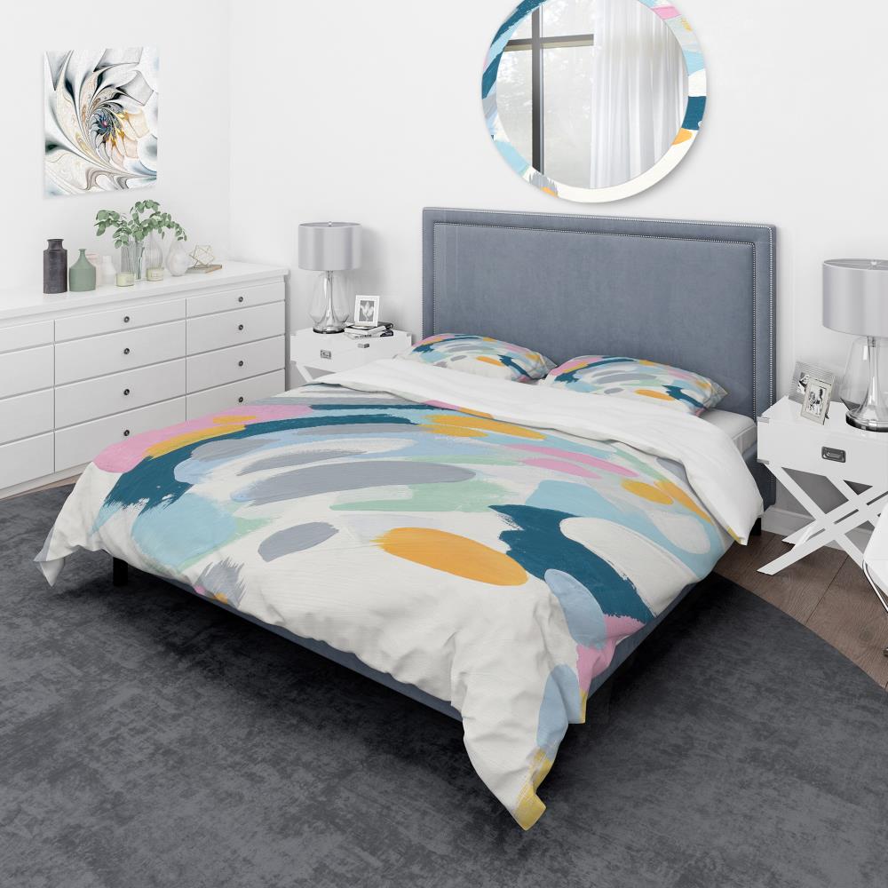 Designart BED30379-T 3 -Piece Multi-Color Twin Duvet cover Set