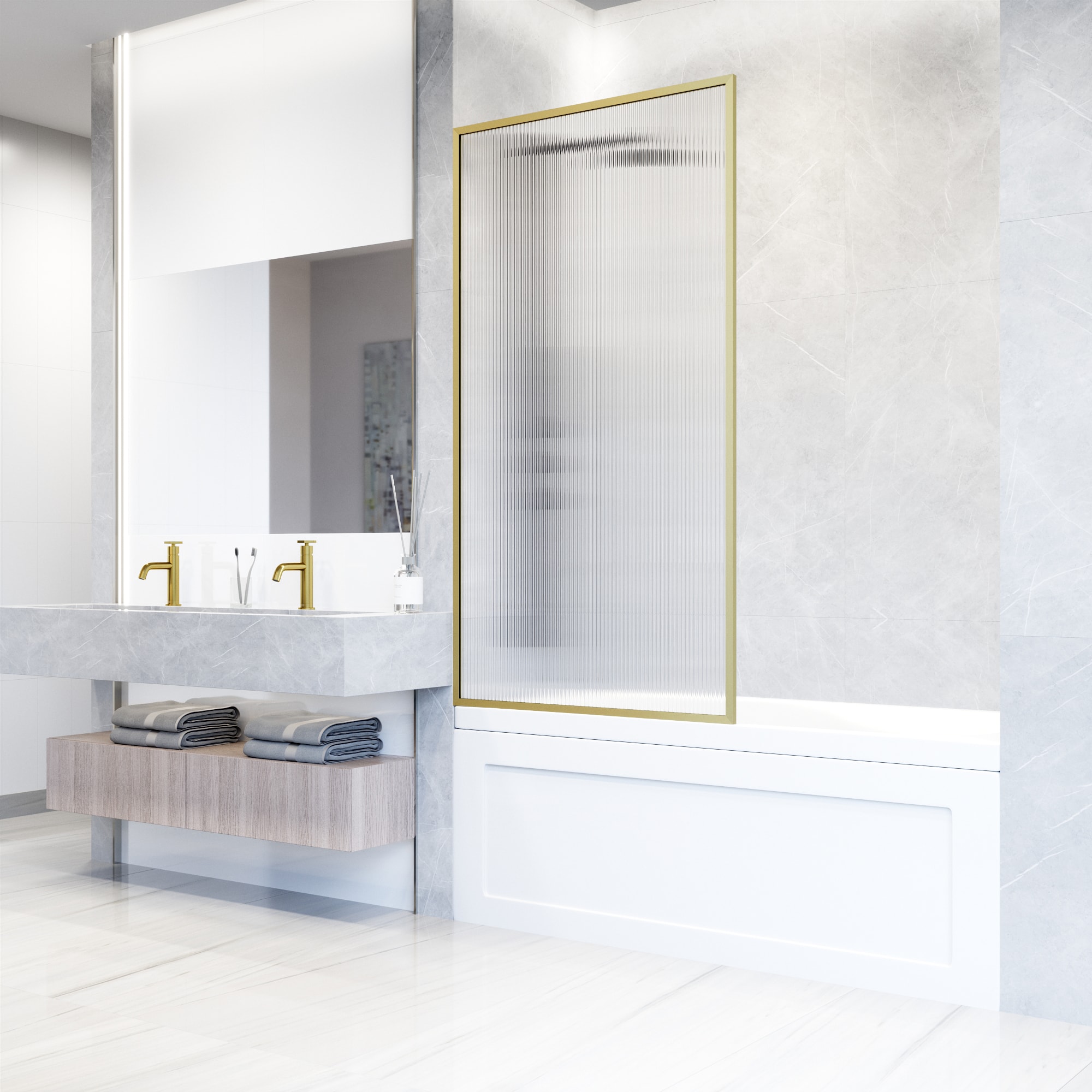 VIGO VG6077MGFL3462 Bathtub-Doors - View #2
