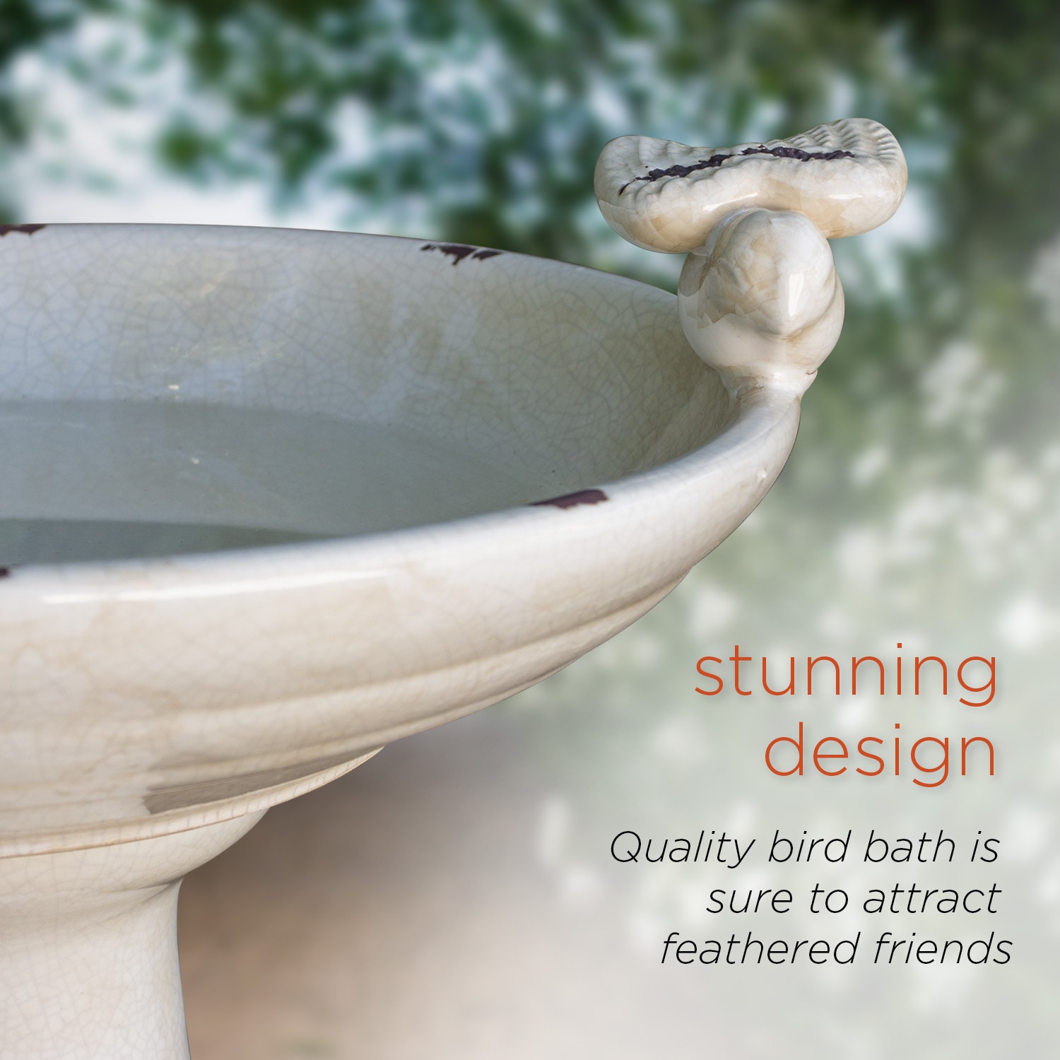Alpine Corporation TLR102LBR birdbaths - View #5