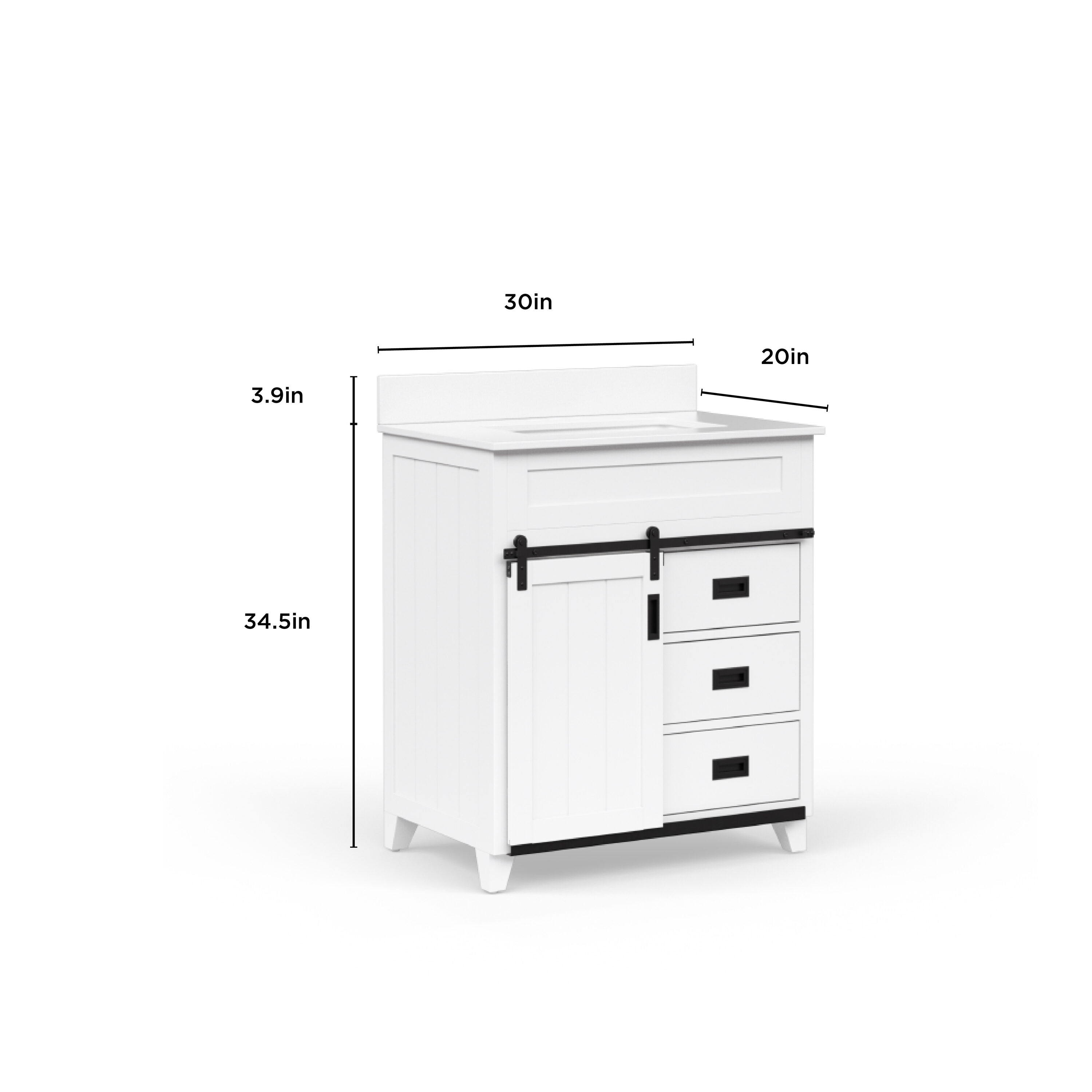 Style Selections LWS30MRTW Bath-Vanity-Combo - View #6
