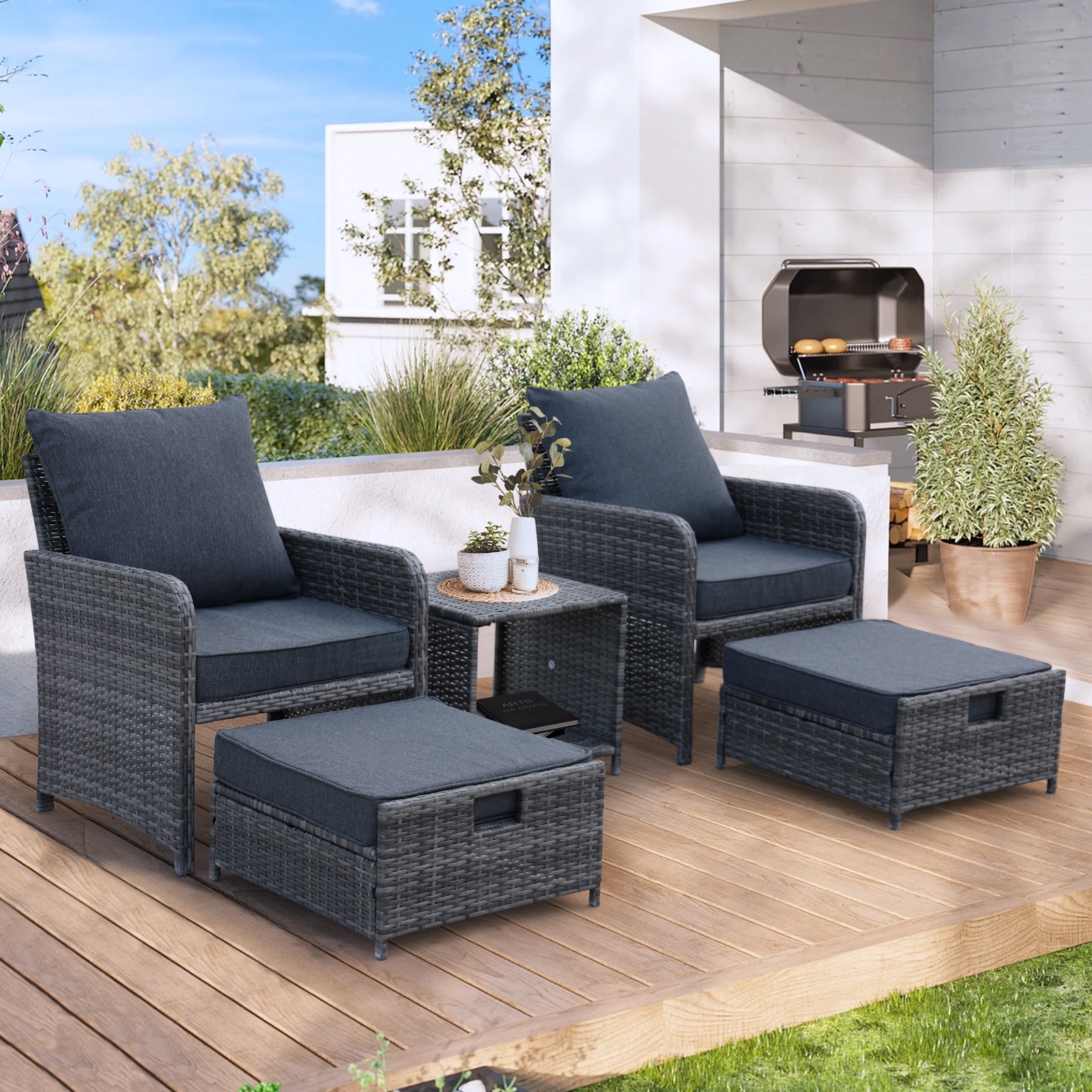 CASAINC WFEHAC-01-WH-2S Patio-Conversation-Sets - View #3