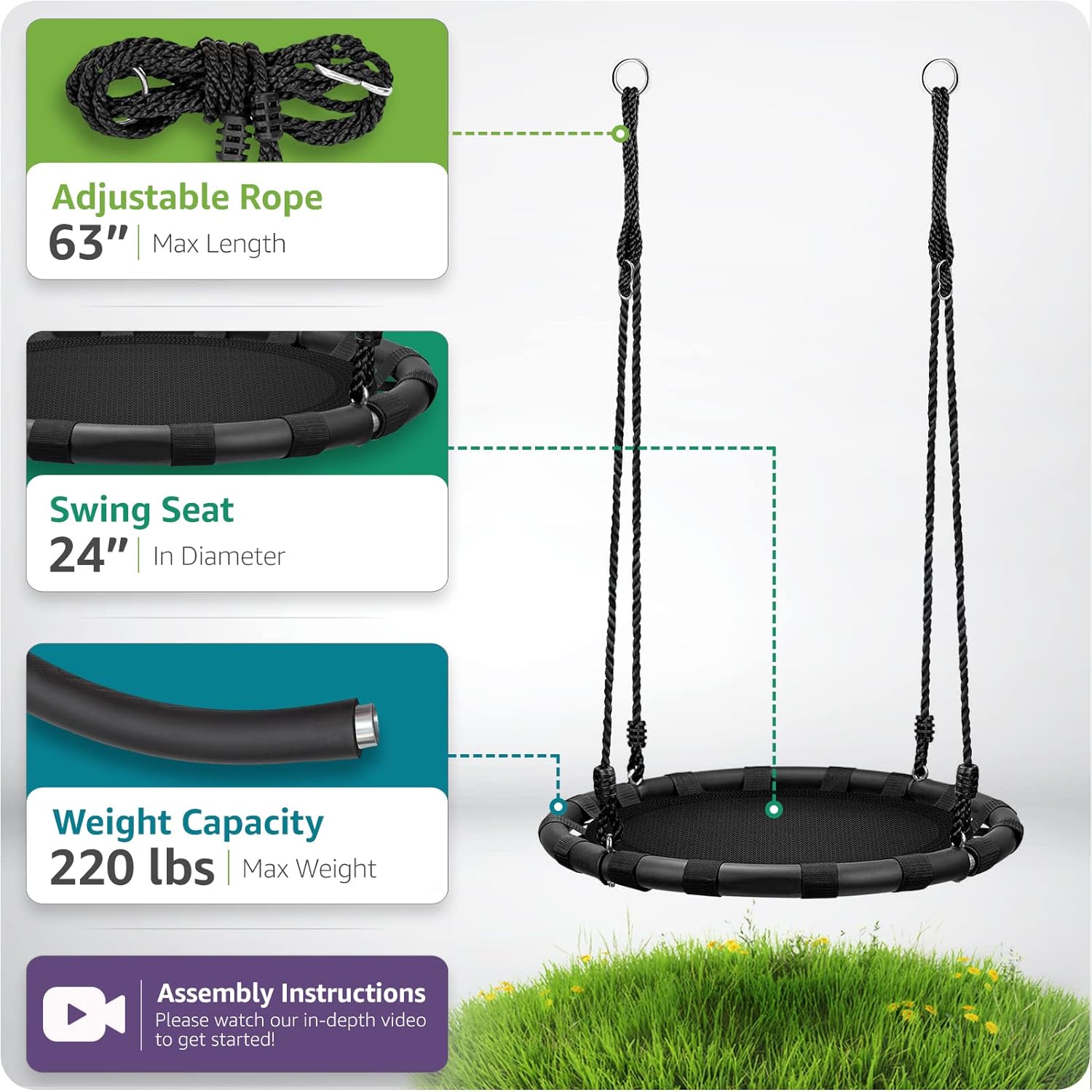 SORBUS 192405999628 Swing-Gliders - View #3