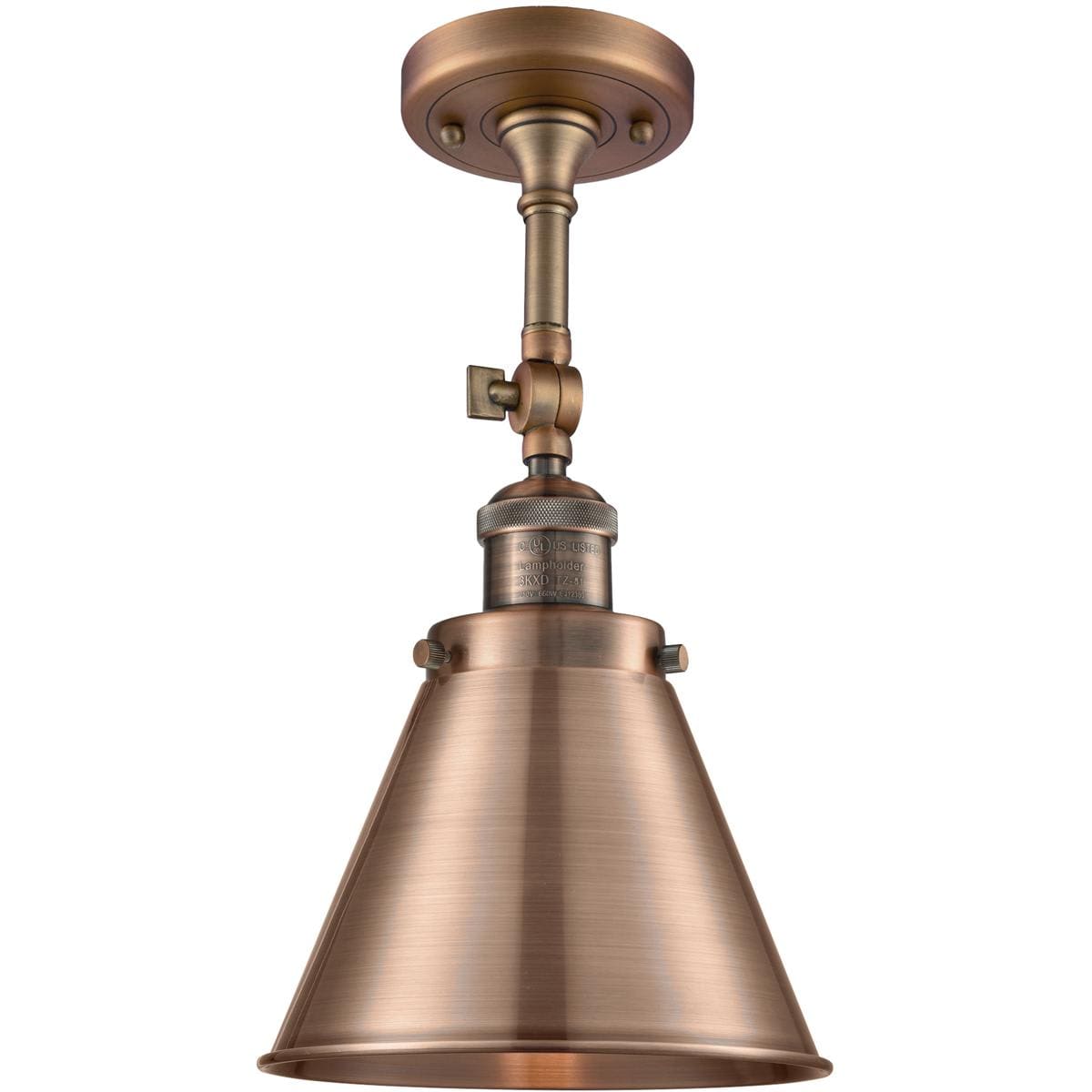 Innovations Lighting 1742760 201F-AC-M13-AC-LED Franklin Restoration Appalachian