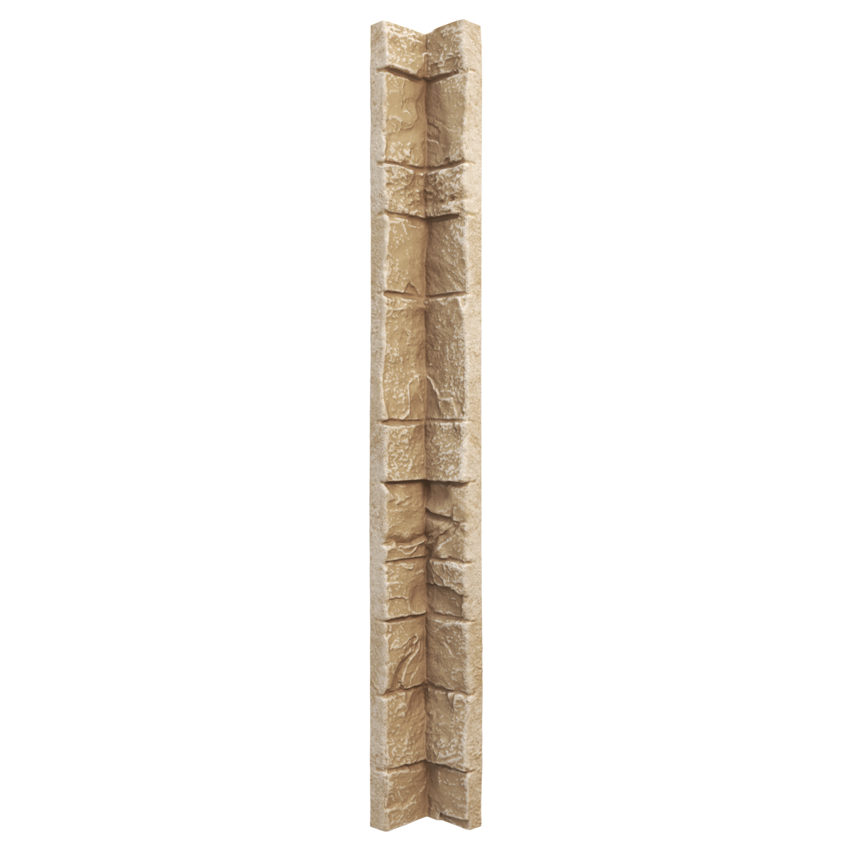 Ekena Millwork PNUIC03X48SD Universal Inside Corner 1 Square feet Sandstone Faux stone veneer