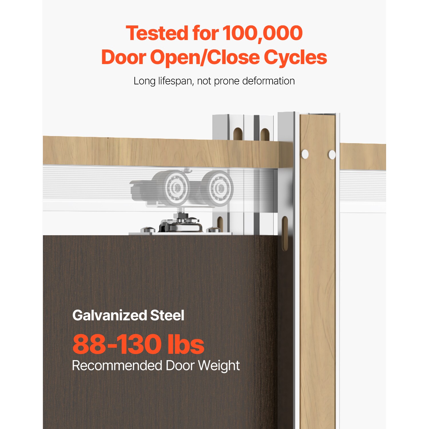 VEVOR SCXZMKTZDMTL08211V0 Pocket-Door-Hardware-Kits - View #5