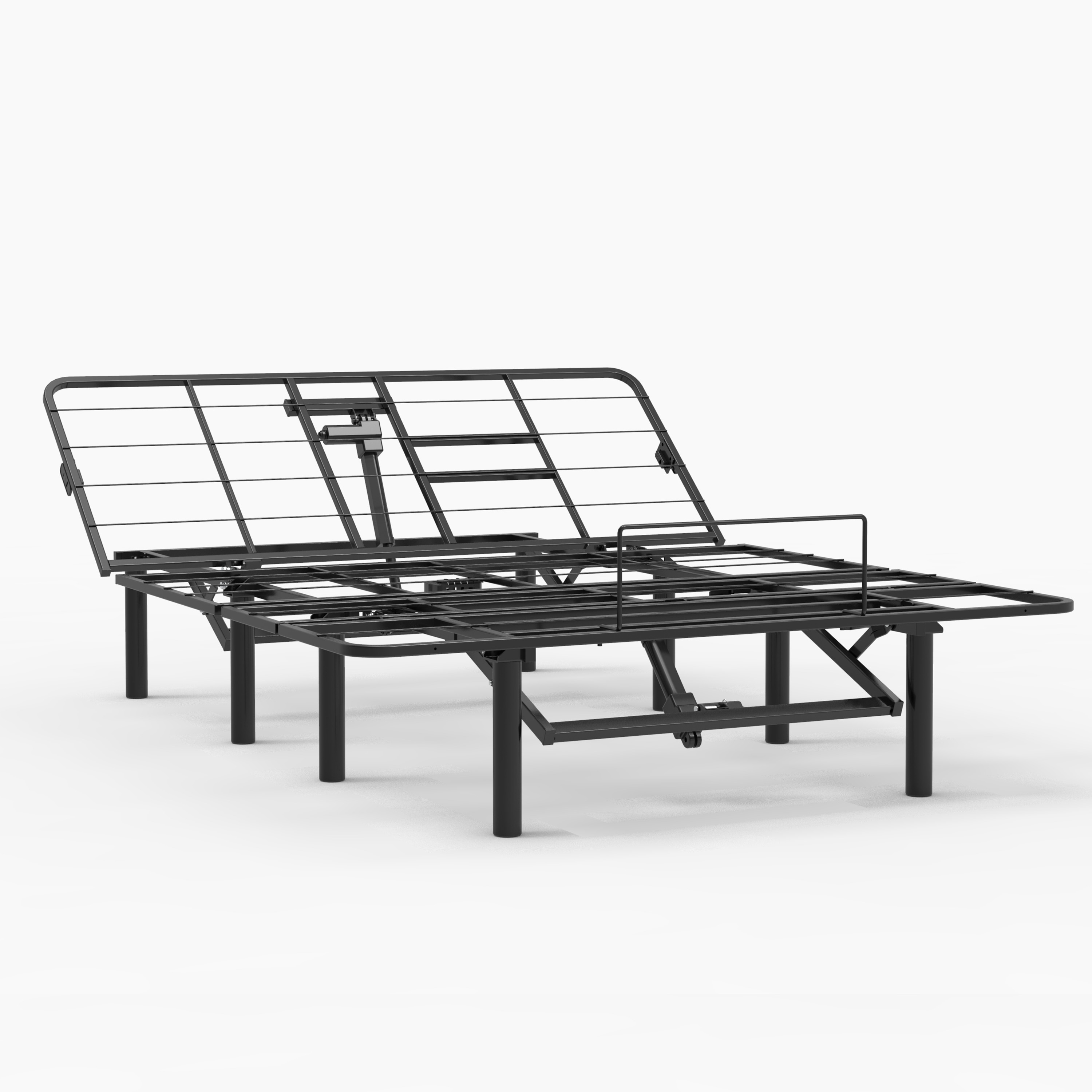 Kahomvis AC-QPKBD-14 Black Queen Metal Adjustable Bed